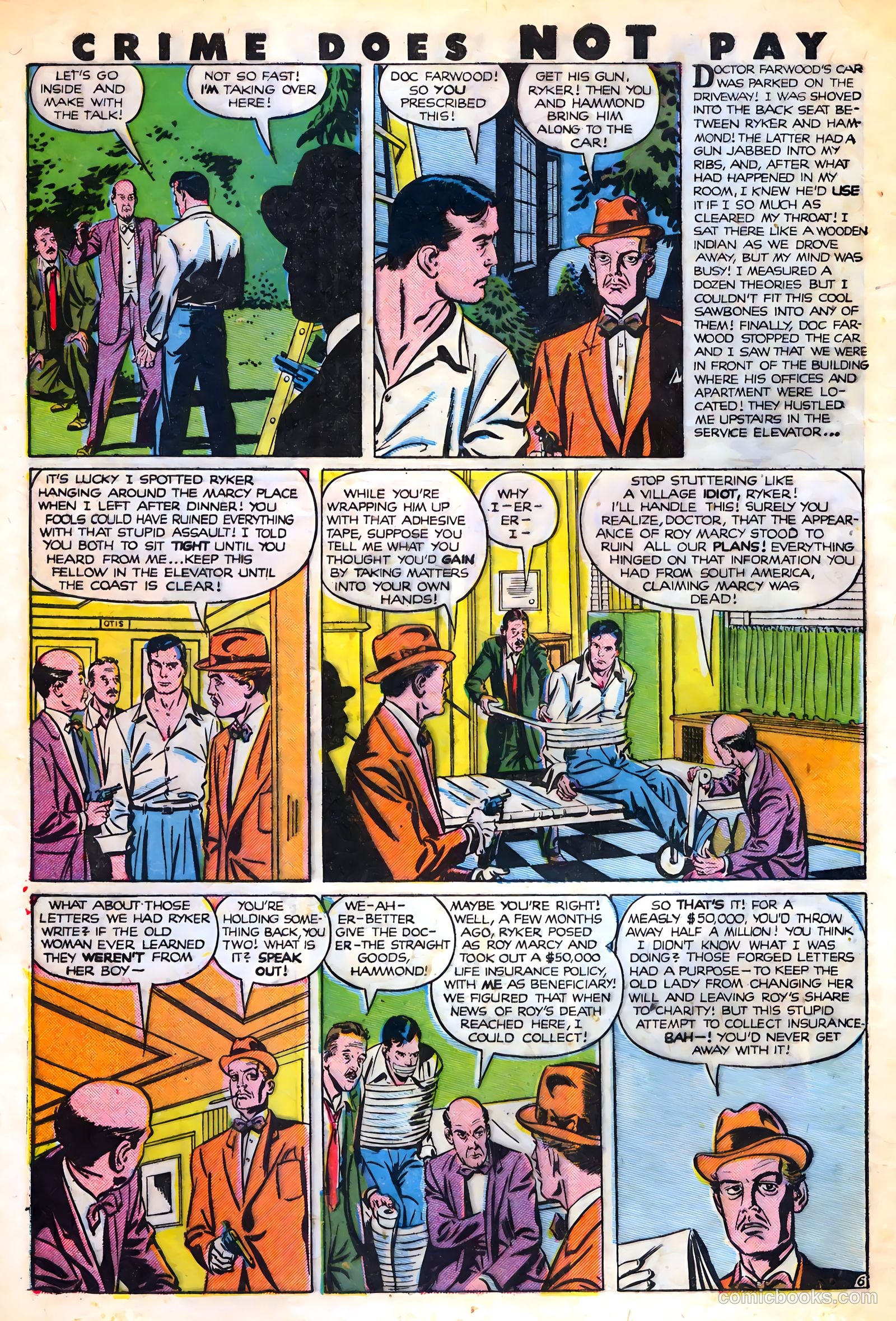 Crime Does Not Pay #88 (1950) — page 8 of 52