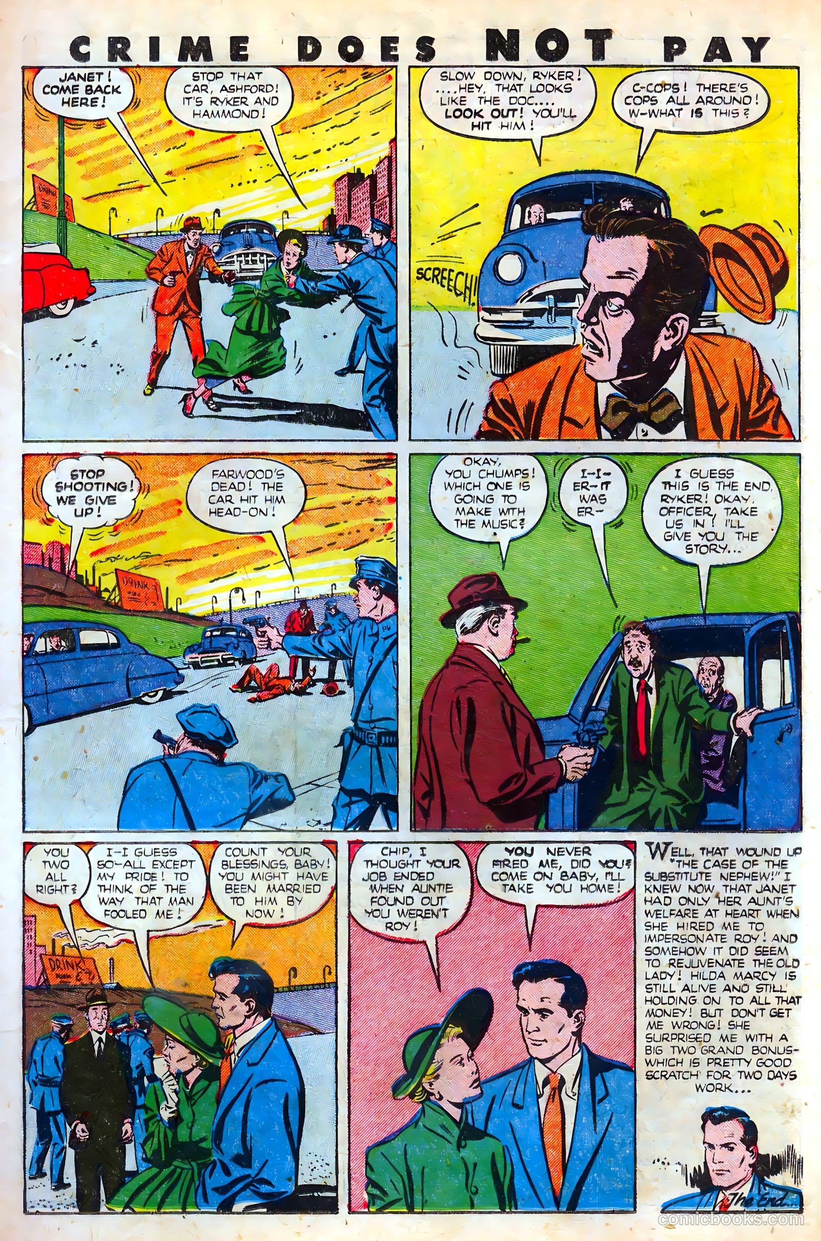 Crime Does Not Pay #88 (1950) — page 15 of 52