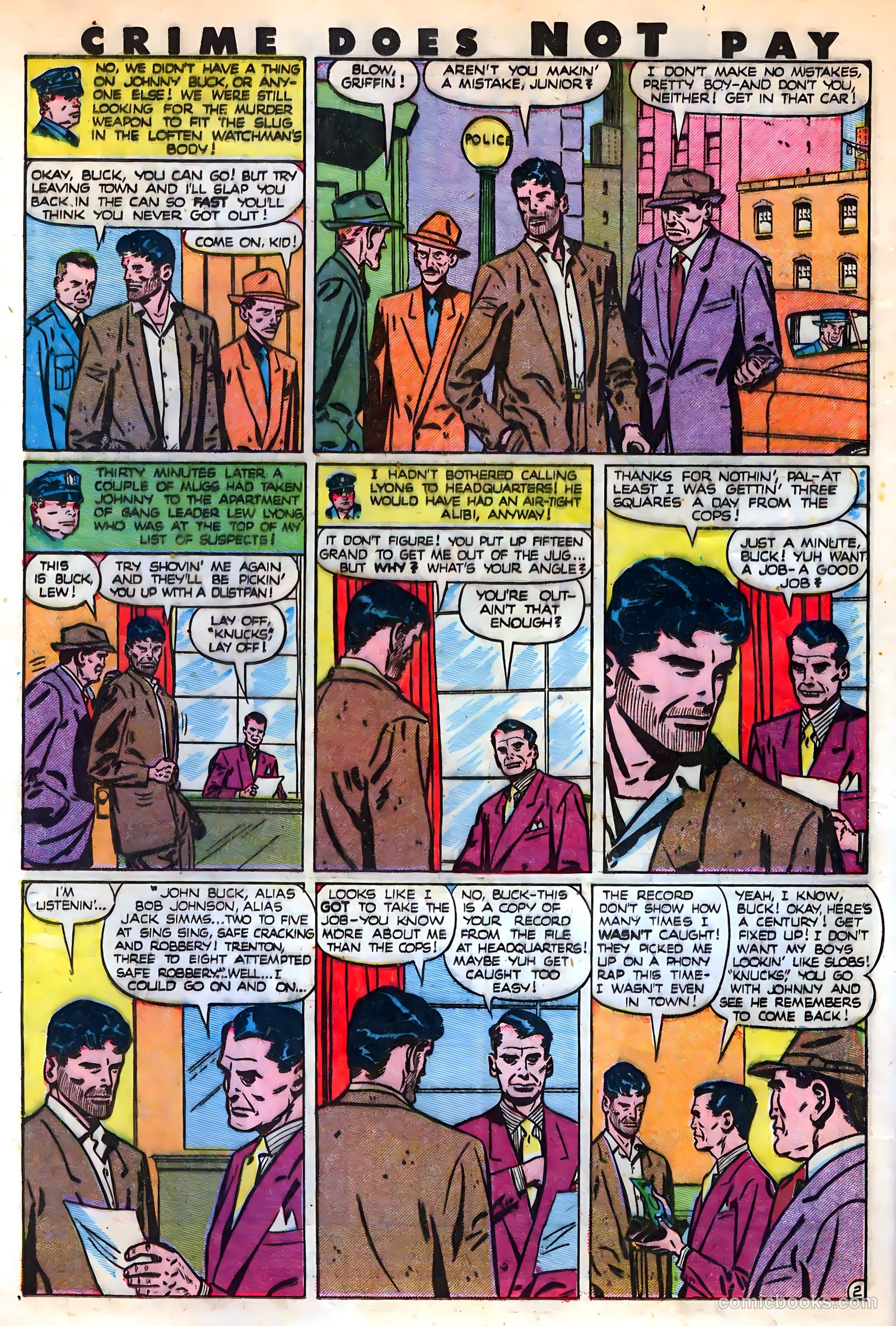 Crime Does Not Pay #88 (1950) — page 18 of 52