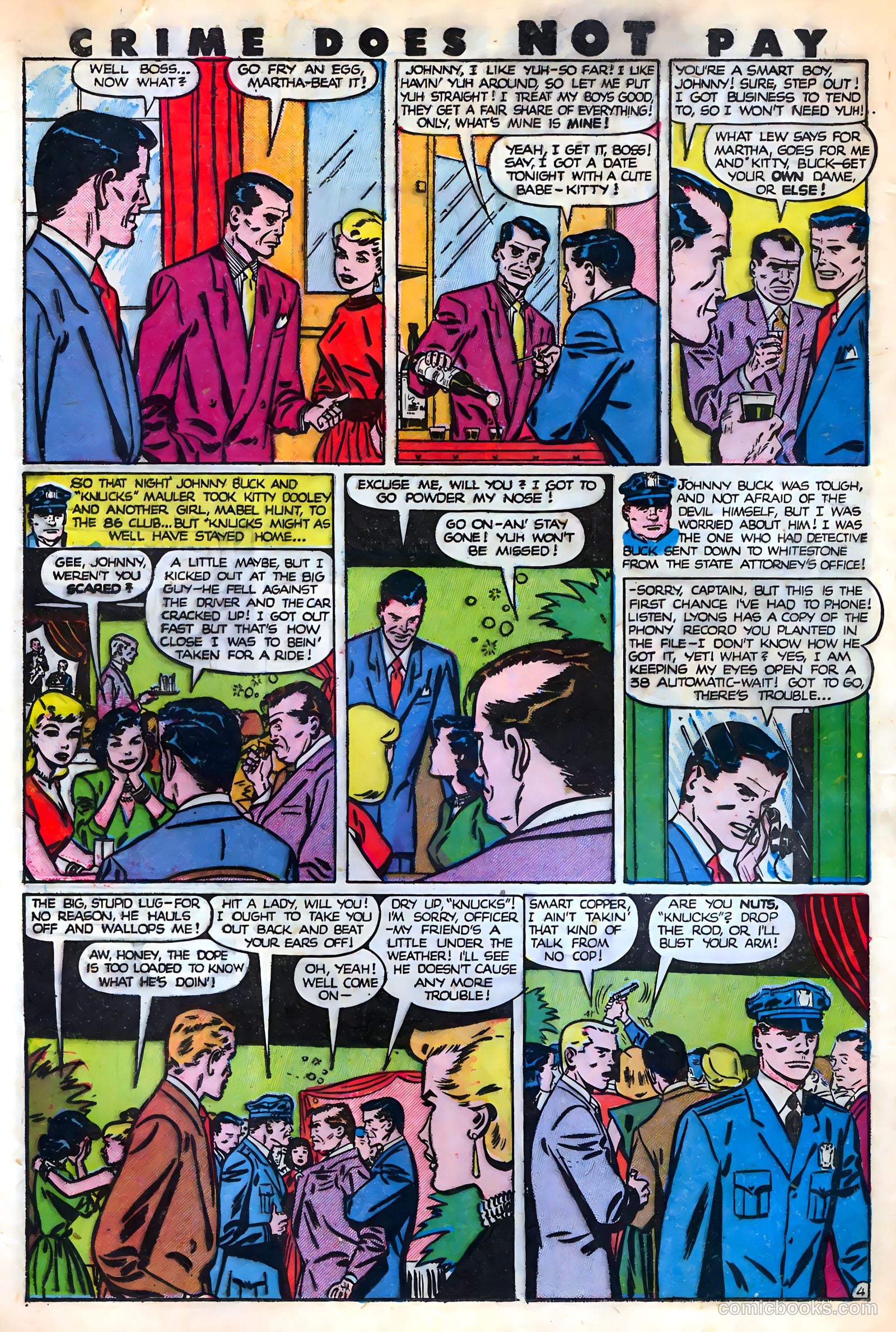 Crime Does Not Pay #88 (1950) — page 20 of 52