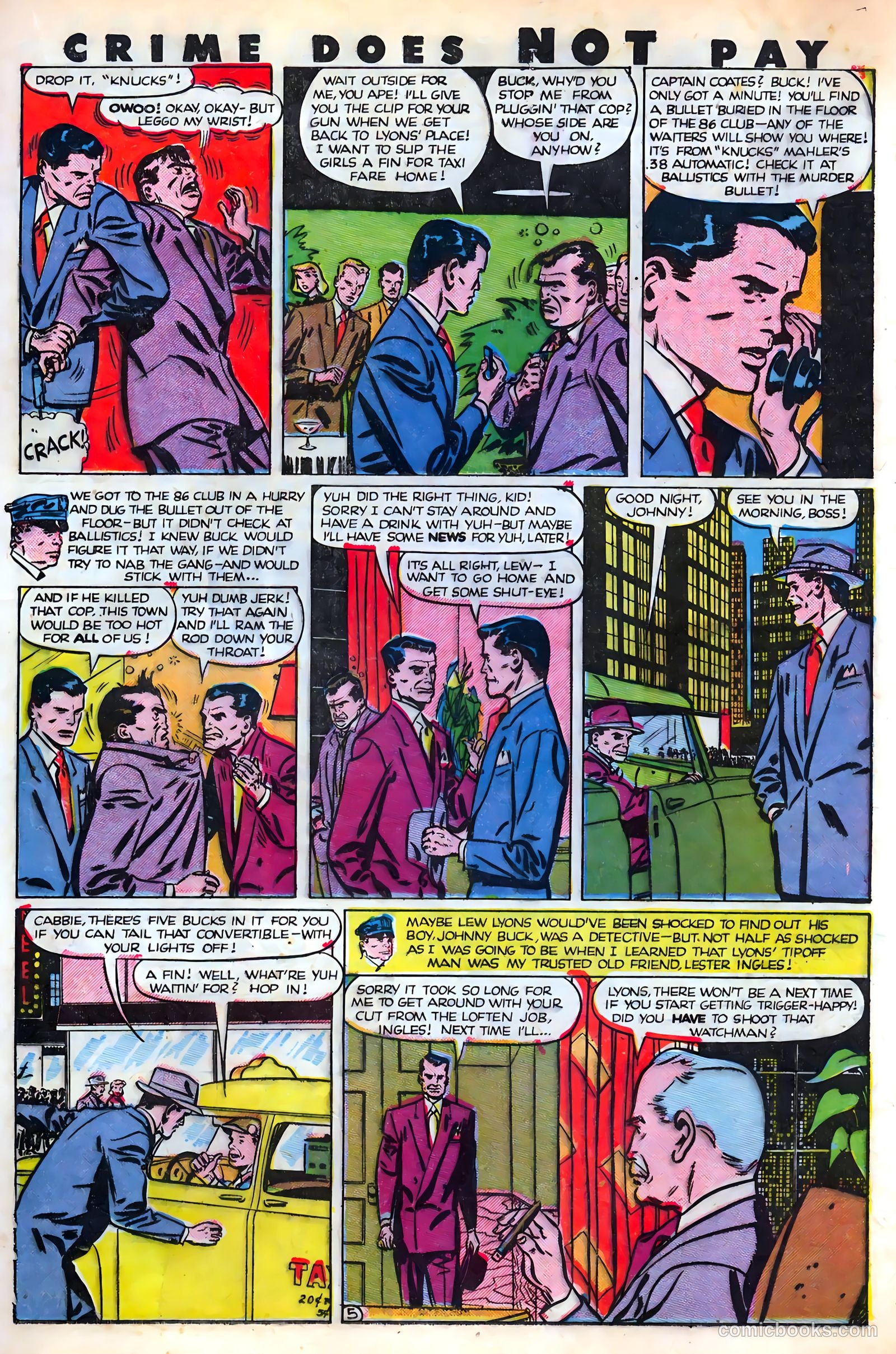 Crime Does Not Pay #88 (1950) — page 21 of 52