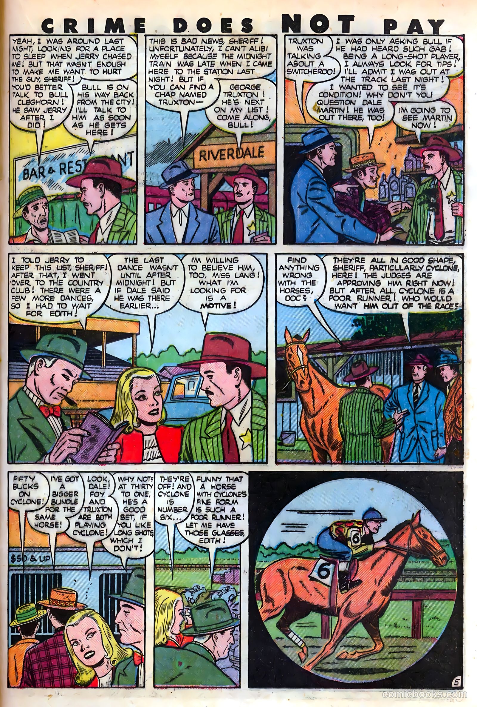 Crime Does Not Pay #88 (1950) — page 35 of 52