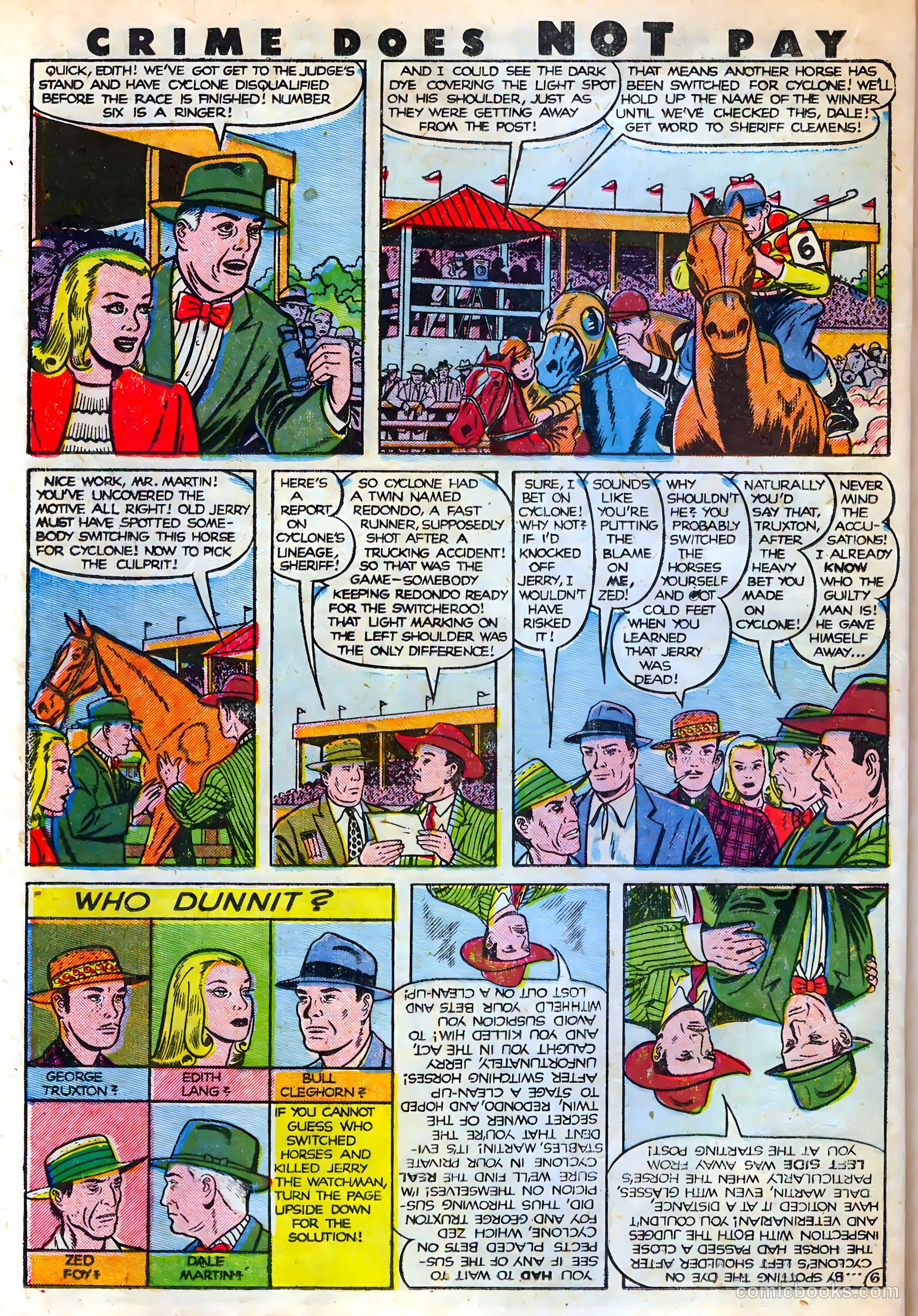 Crime Does Not Pay #88 (1950) — page 36 of 52
