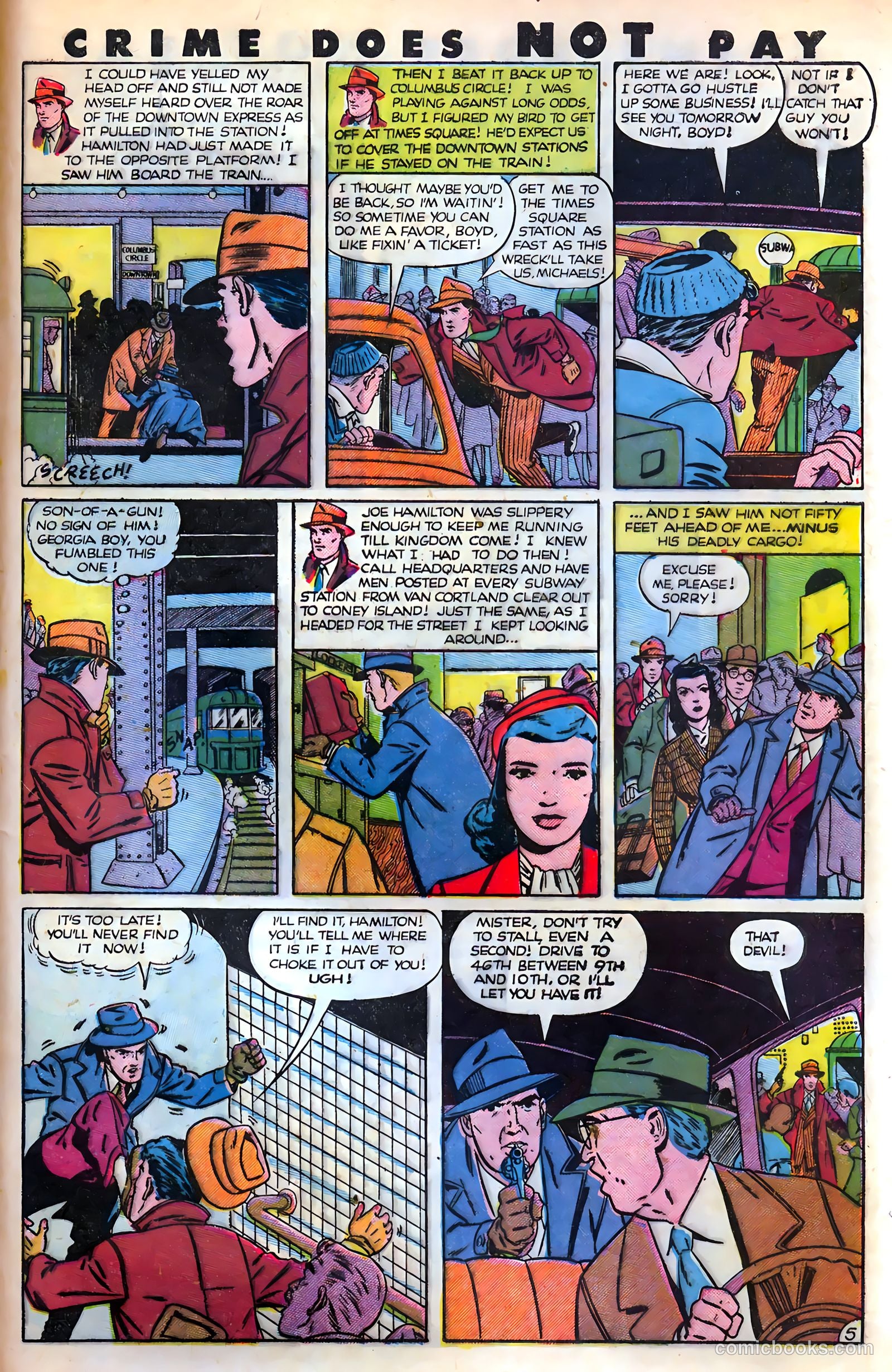Crime Does Not Pay #88 (1950) — page 45 of 52