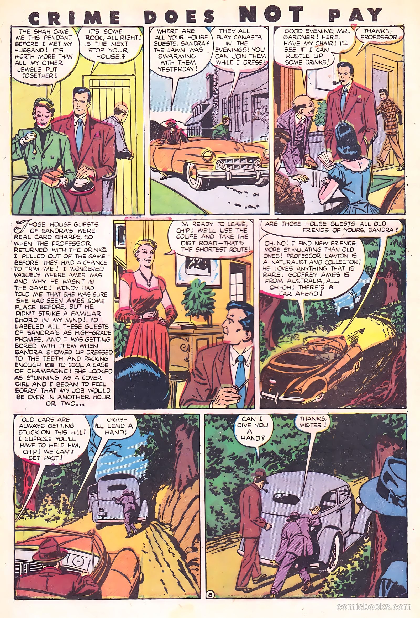 Crime Does Not Pay #89 (1950) — page 8 of 53
