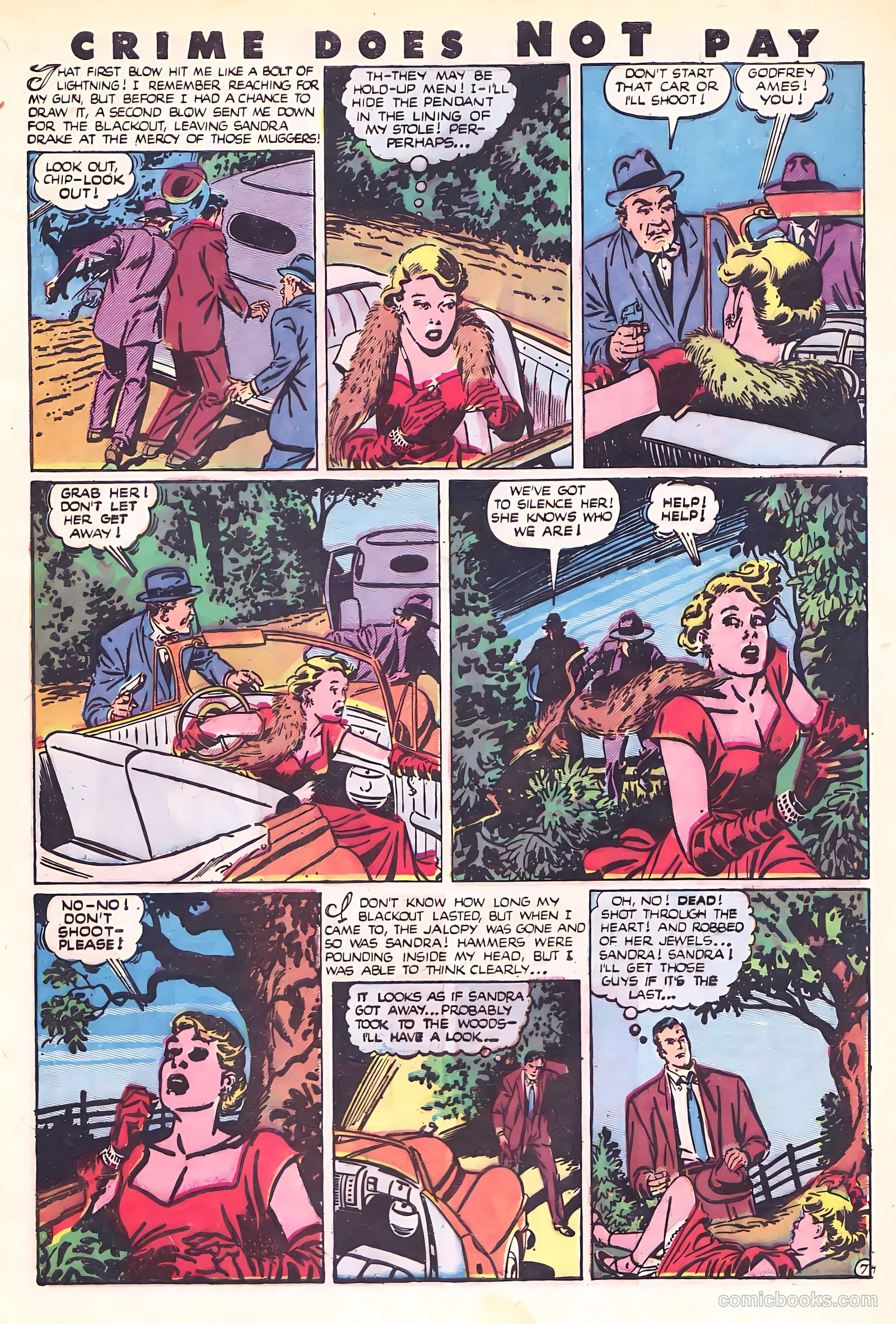 Crime Does Not Pay #89 (1950) — page 9 of 53