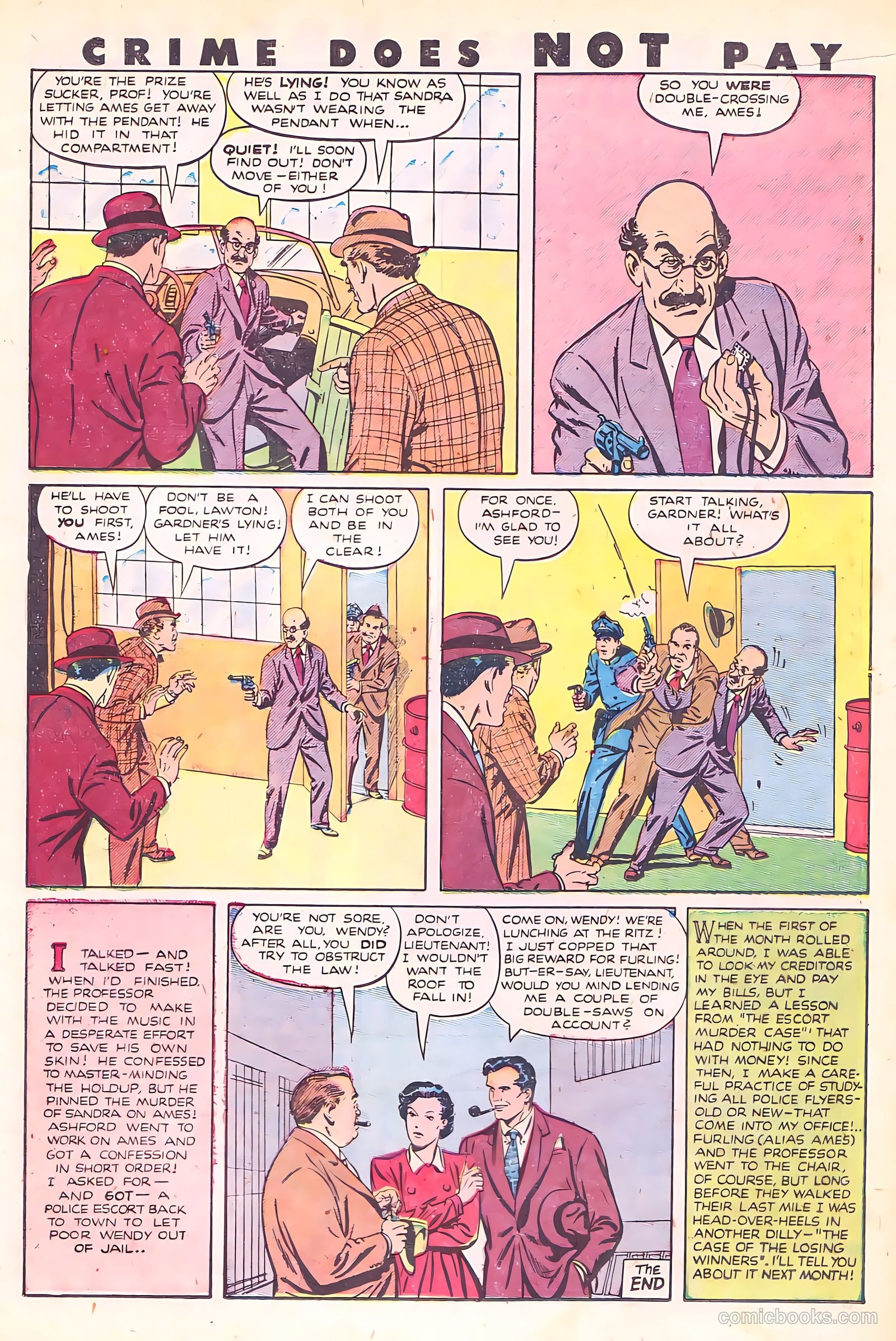 Crime Does Not Pay #89 (1950) — page 15 of 53