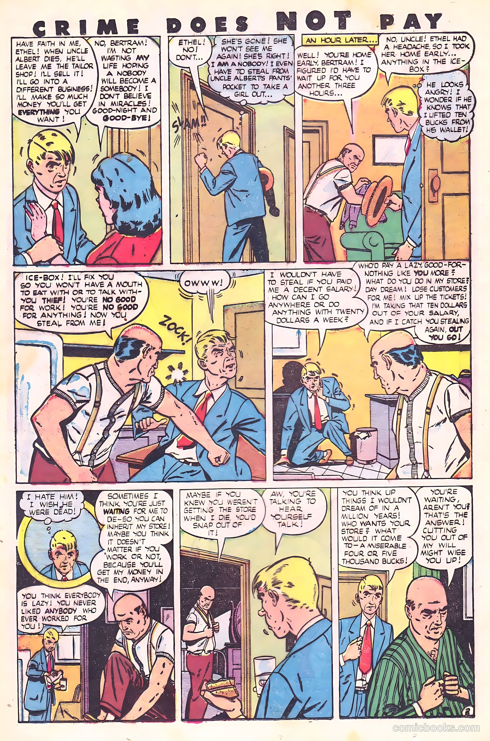 Crime Does Not Pay #89 (1950) — page 20 of 53