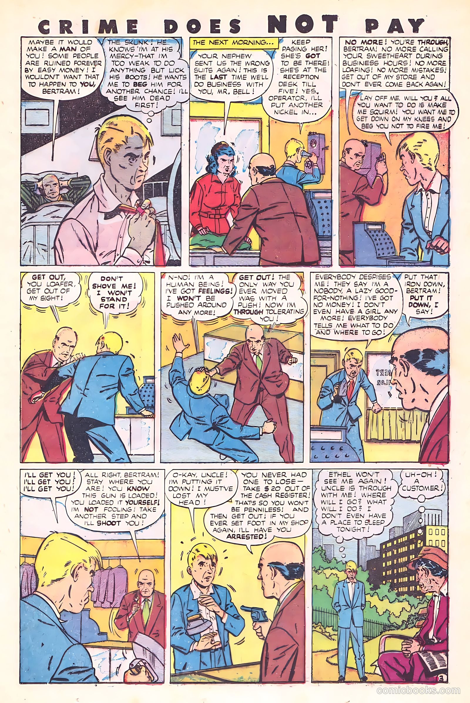 Crime Does Not Pay #89 (1950) — page 21 of 53