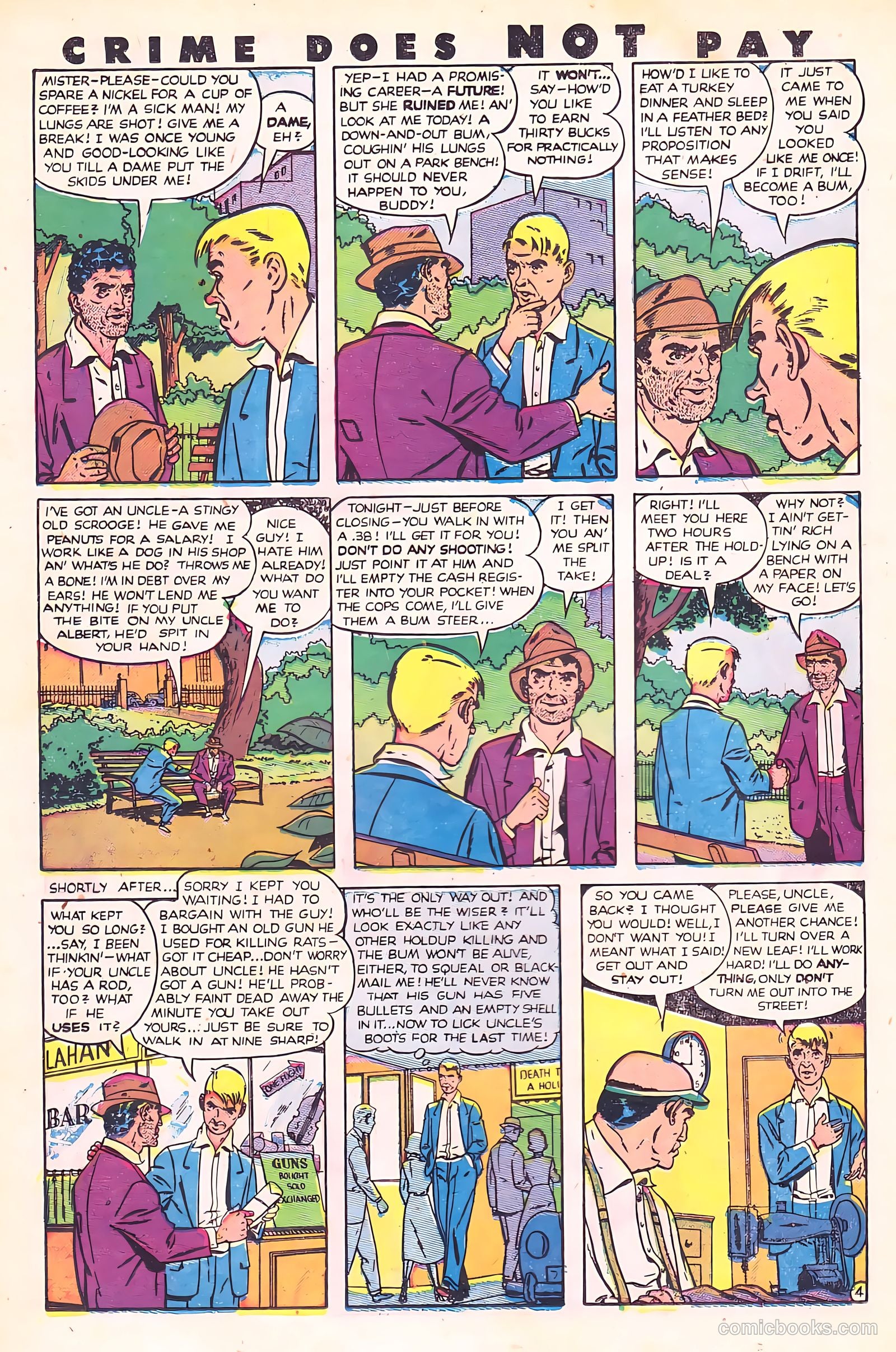 Crime Does Not Pay #89 (1950) — page 22 of 53