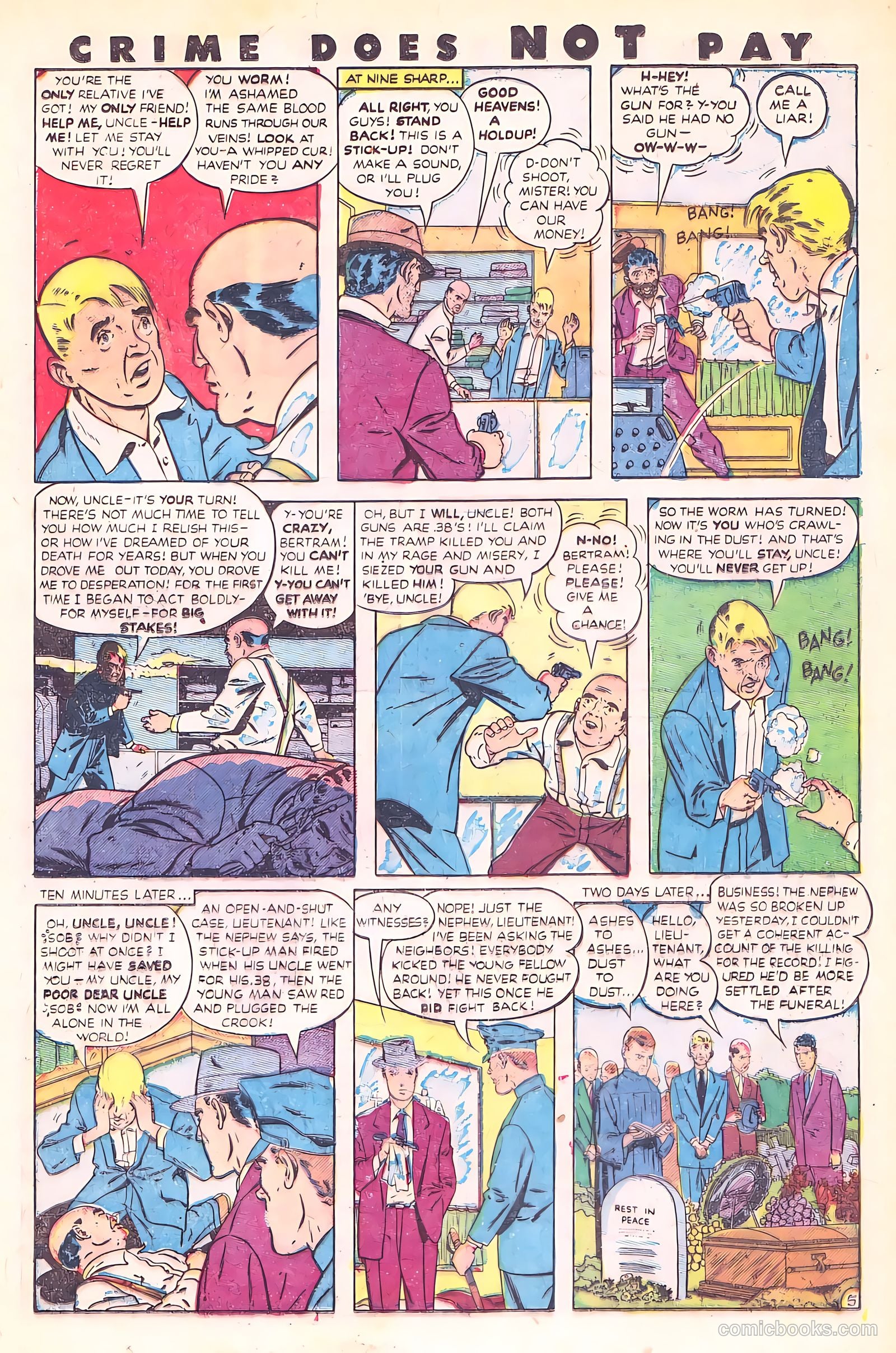 Crime Does Not Pay #89 (1950) — page 23 of 53