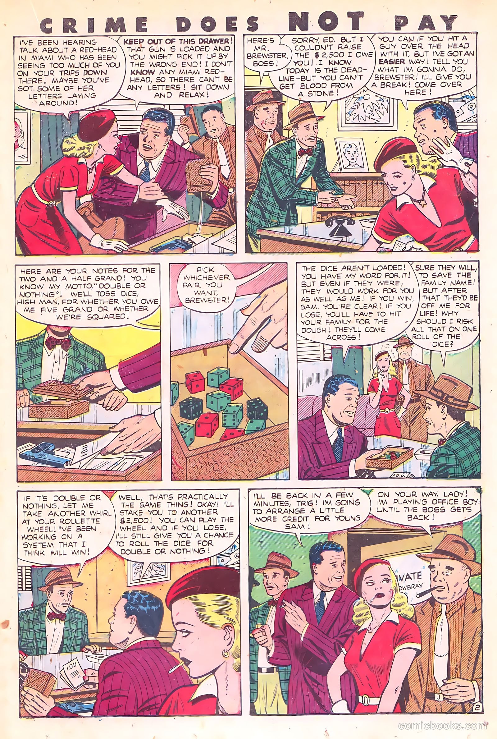 Crime Does Not Pay #89 (1950) — page 27 of 53