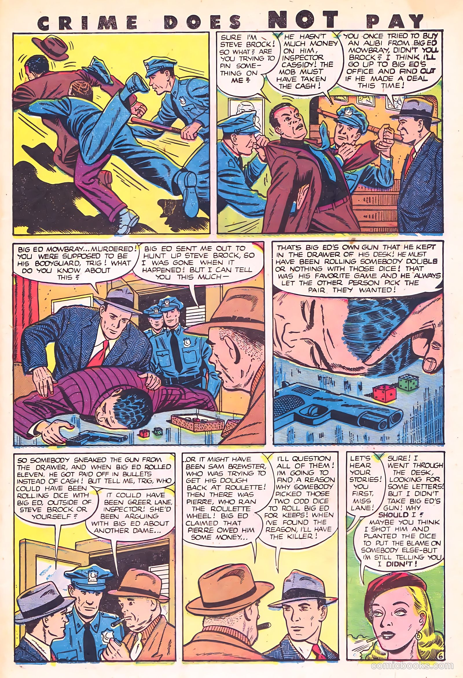 Crime Does Not Pay #89 (1950) — page 31 of 53