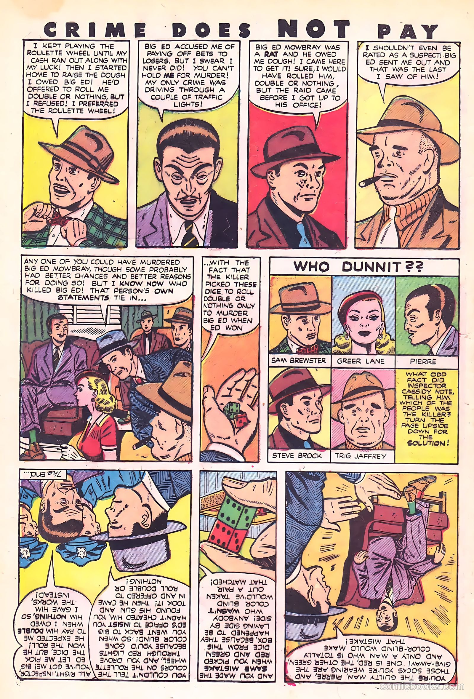 Crime Does Not Pay #89 (1950) — page 32 of 53