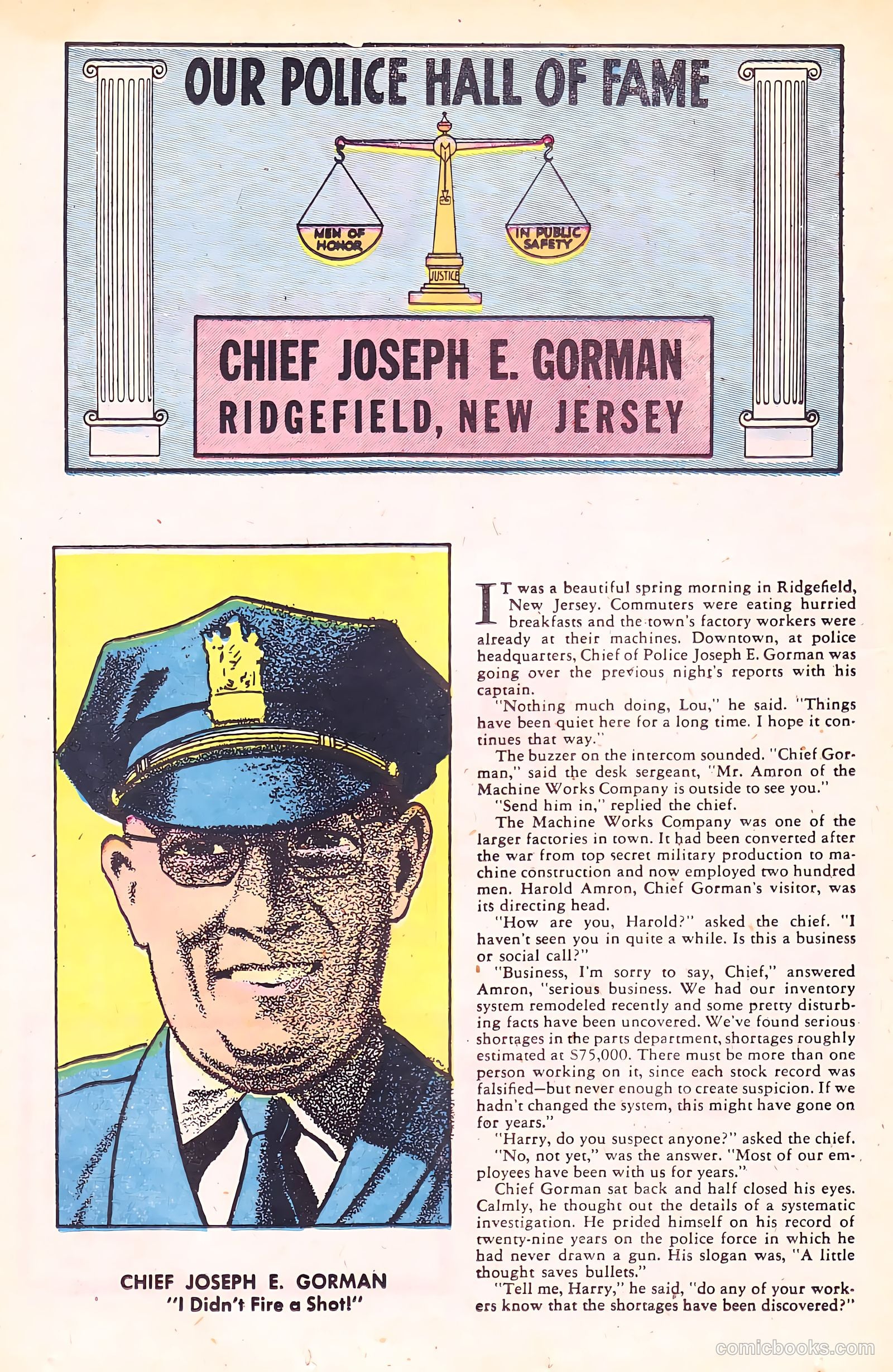 Crime Does Not Pay #89 (1950) — page 35 of 53