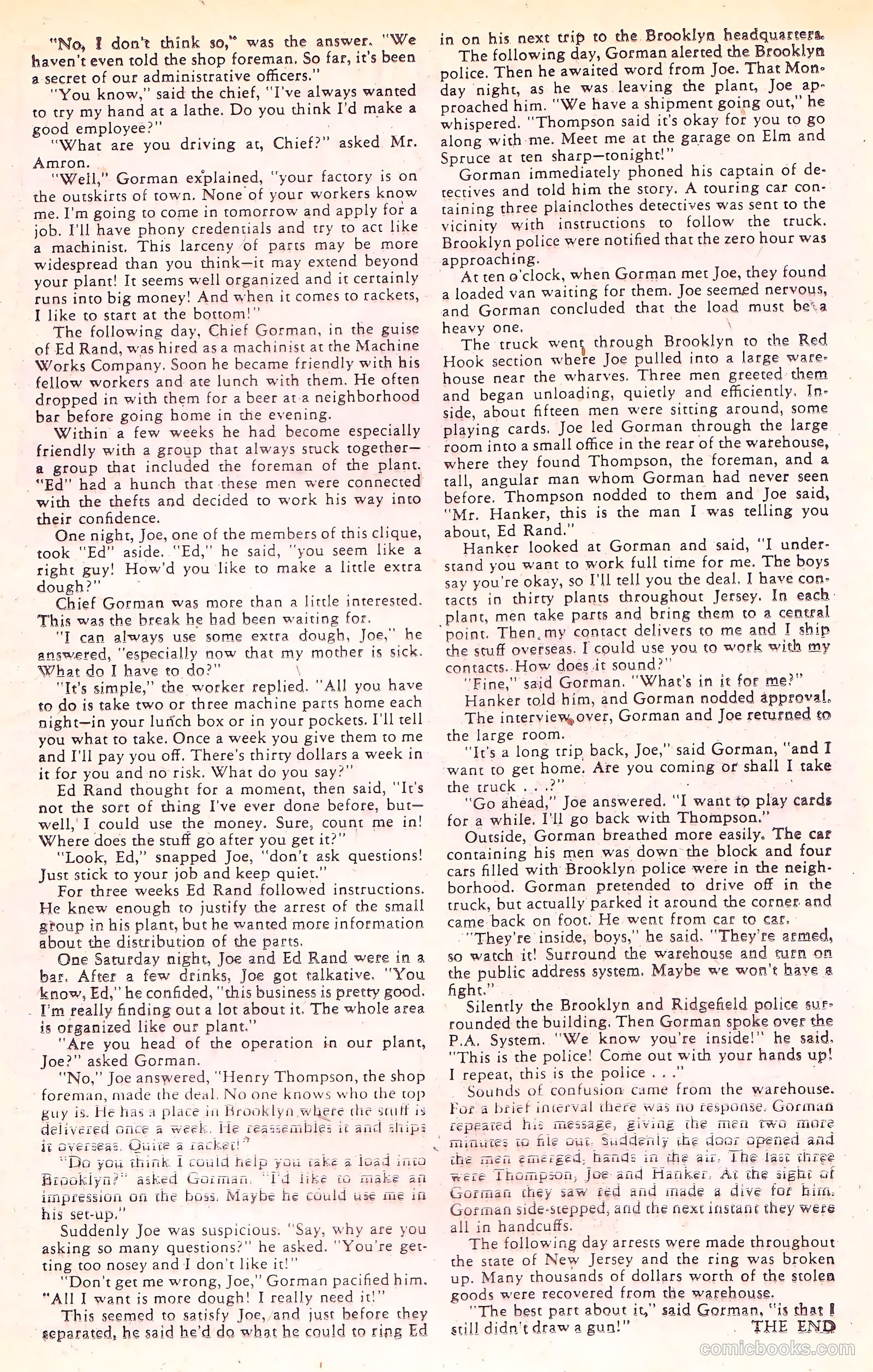 Crime Does Not Pay #89 (1950) — page 36 of 53