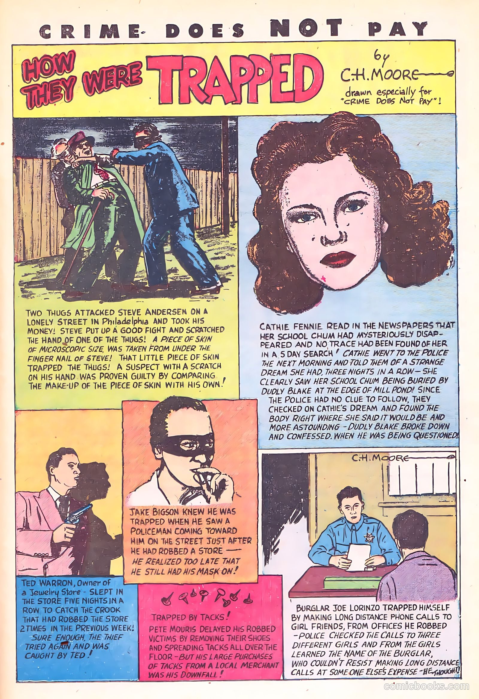 Crime Does Not Pay #89 (1950) — page 38 of 53