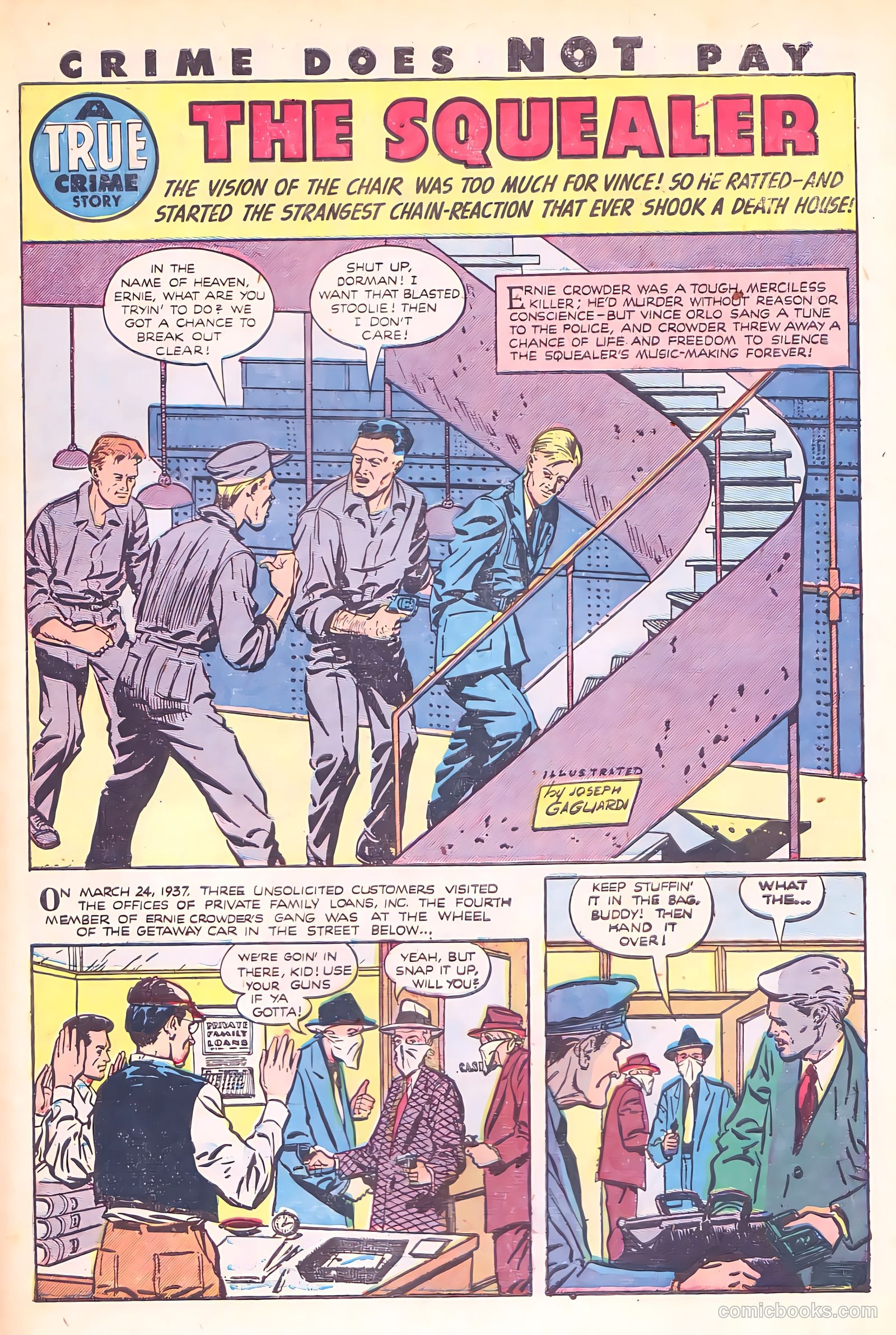 Crime Does Not Pay #89 (1950) — page 40 of 53