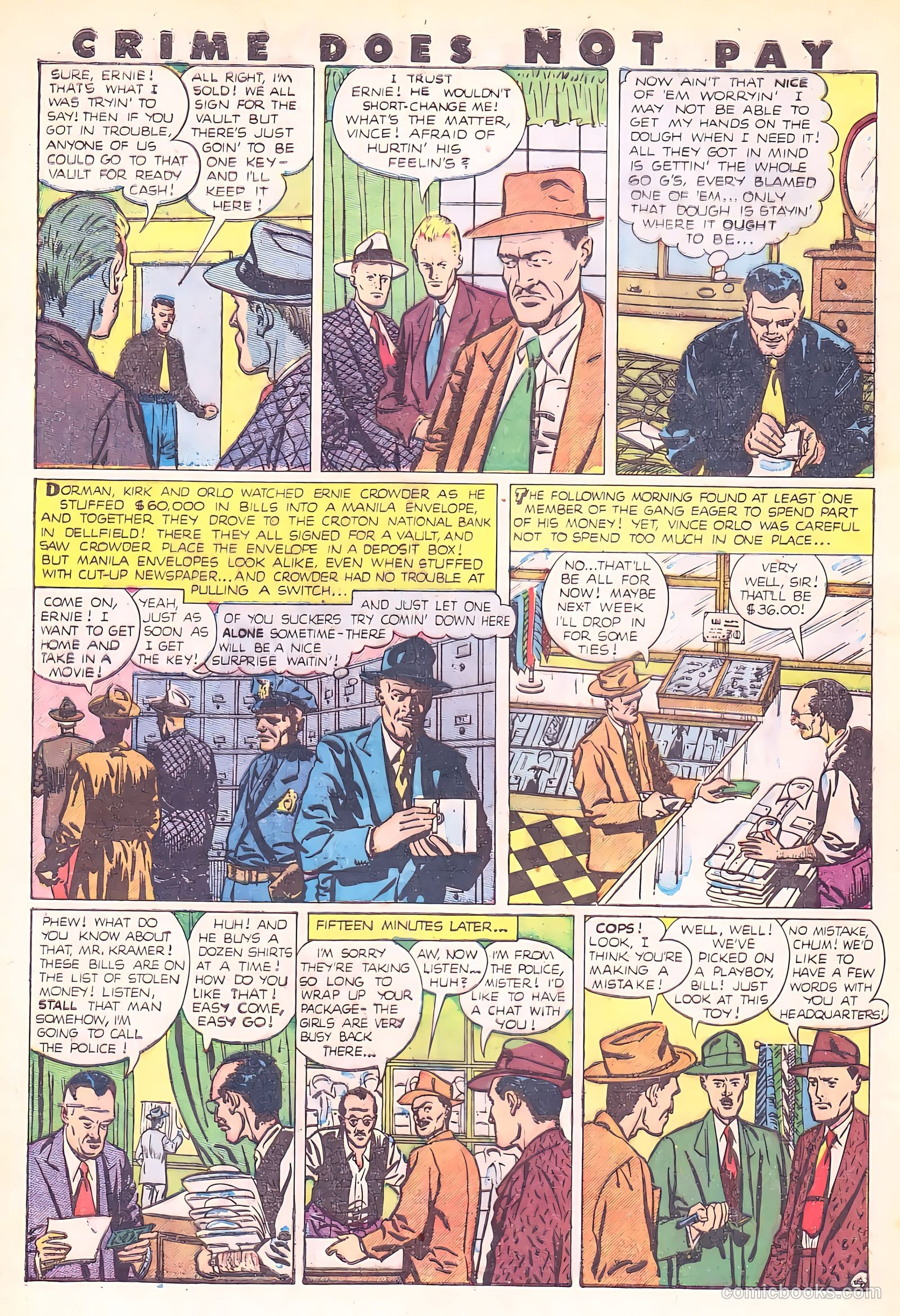 Crime Does Not Pay #89 (1950) — page 43 of 53