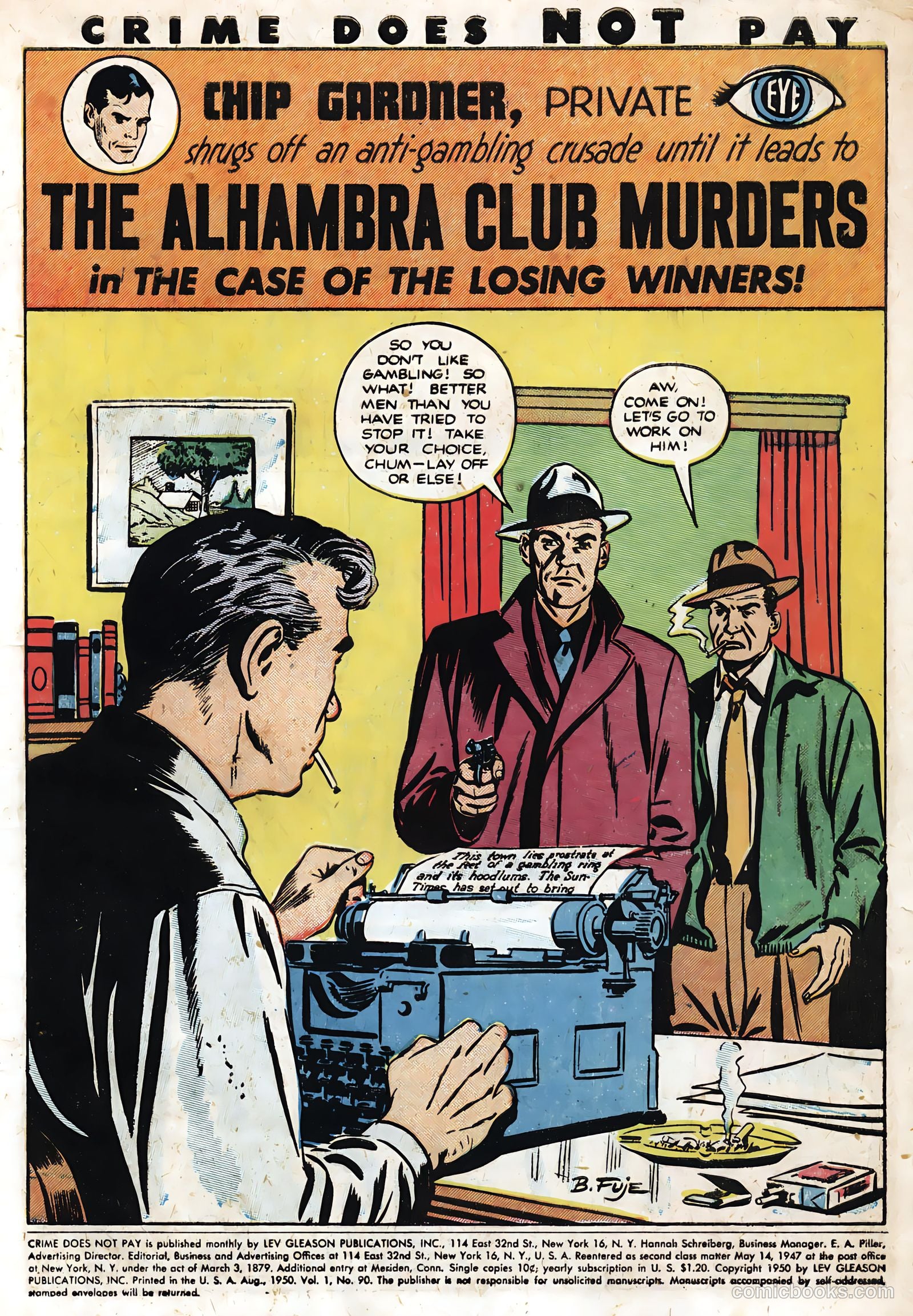 Crime Does Not Pay #90 (1950) — page 3 of 52
