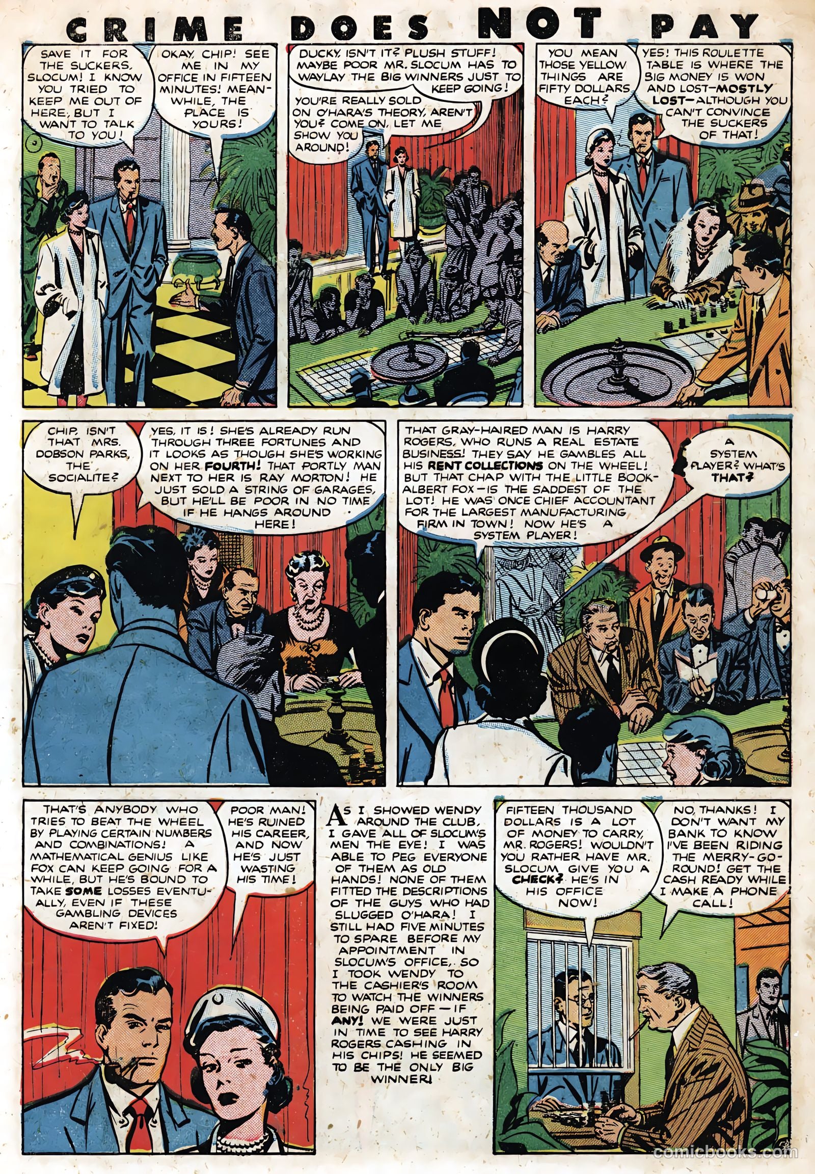 Crime Does Not Pay #90 (1950) — page 7 of 52