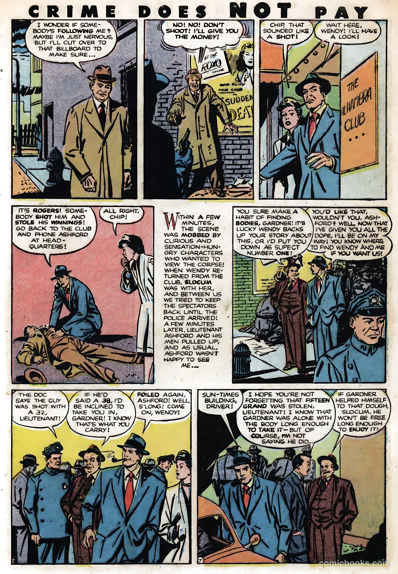 Crime Does Not Pay #90 (1950) — page 9 of 52