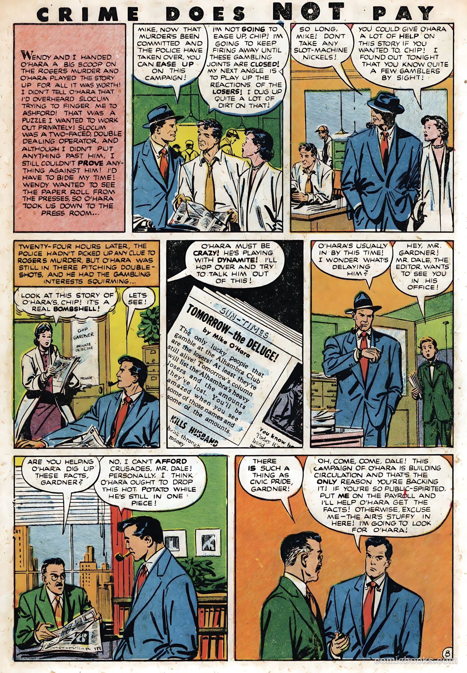 Crime Does Not Pay #90 (1950) — page 10 of 52