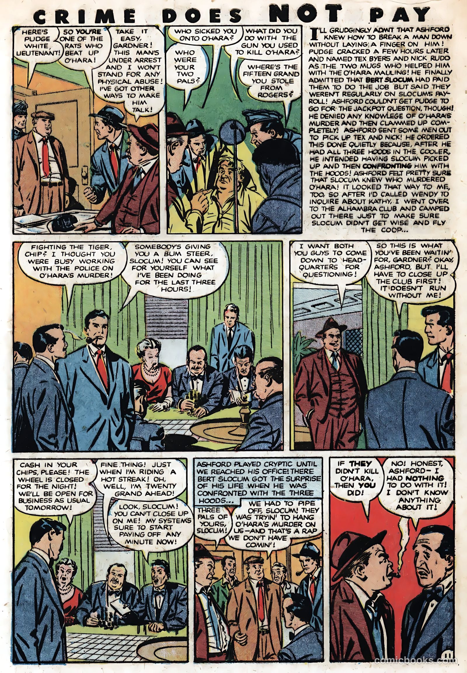 Crime Does Not Pay #90 (1950) — page 13 of 52