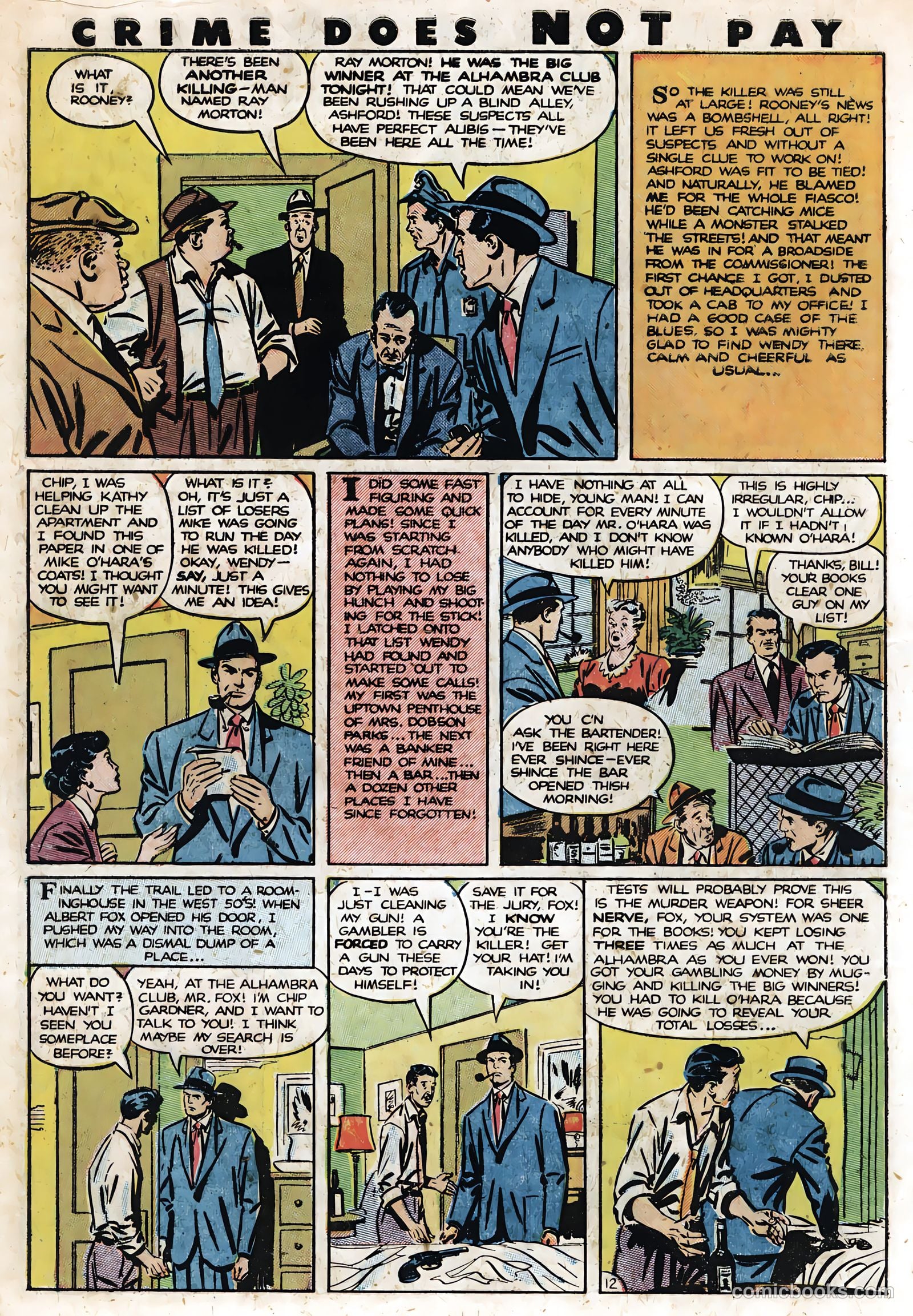 Crime Does Not Pay #90 (1950) — page 14 of 52