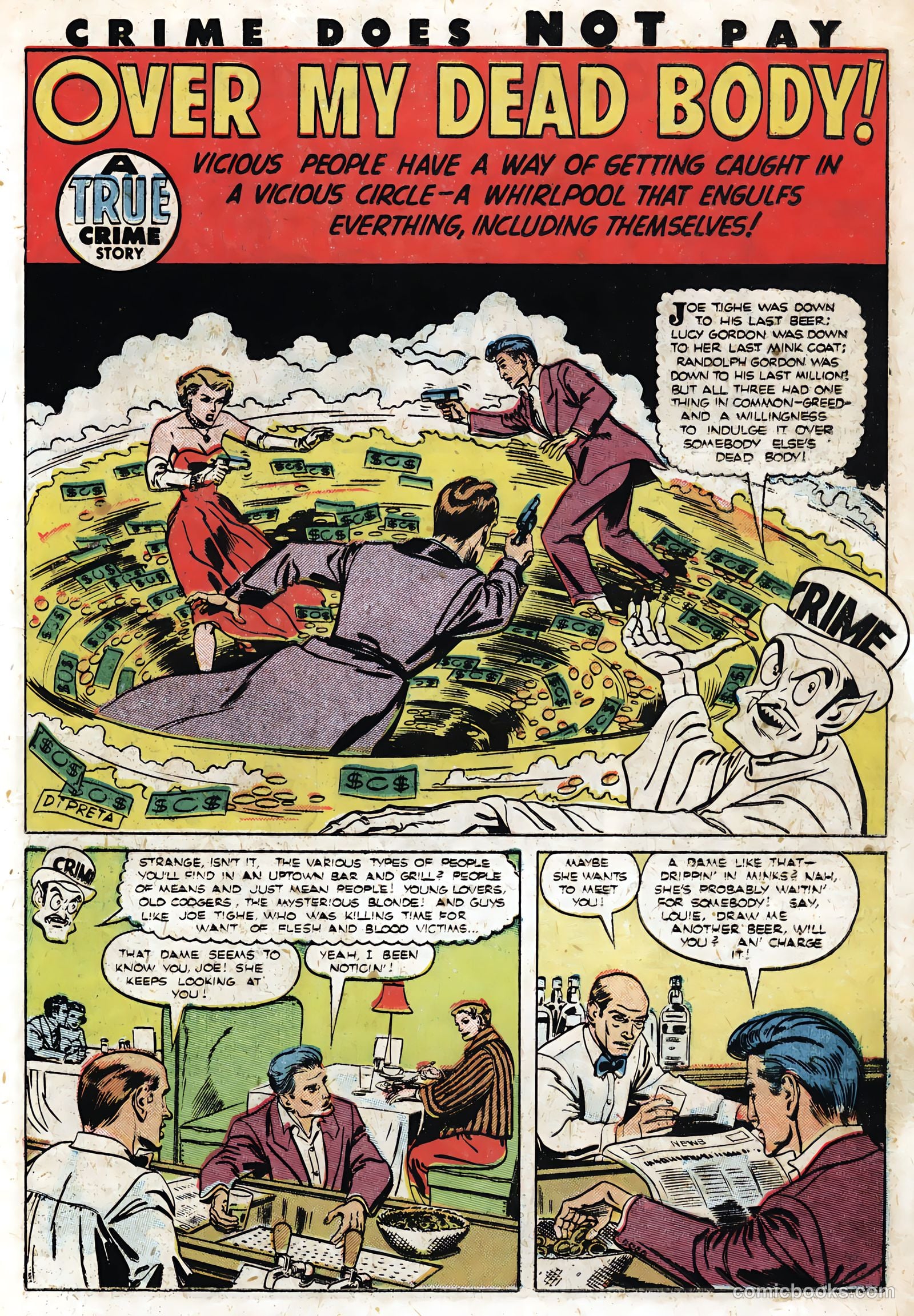 Crime Does Not Pay #90 (1950) — page 17 of 52