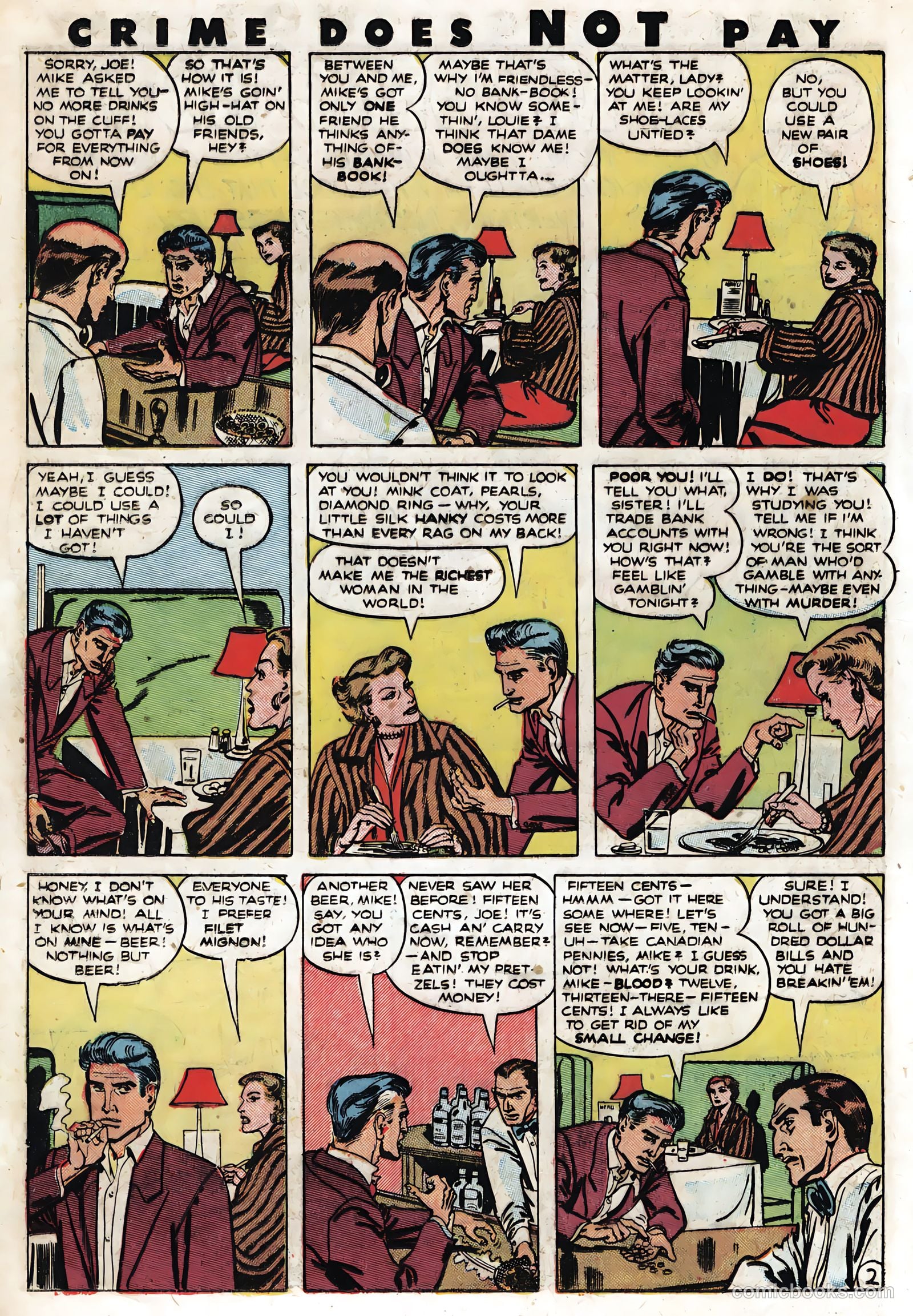 Crime Does Not Pay #90 (1950) — page 18 of 52
