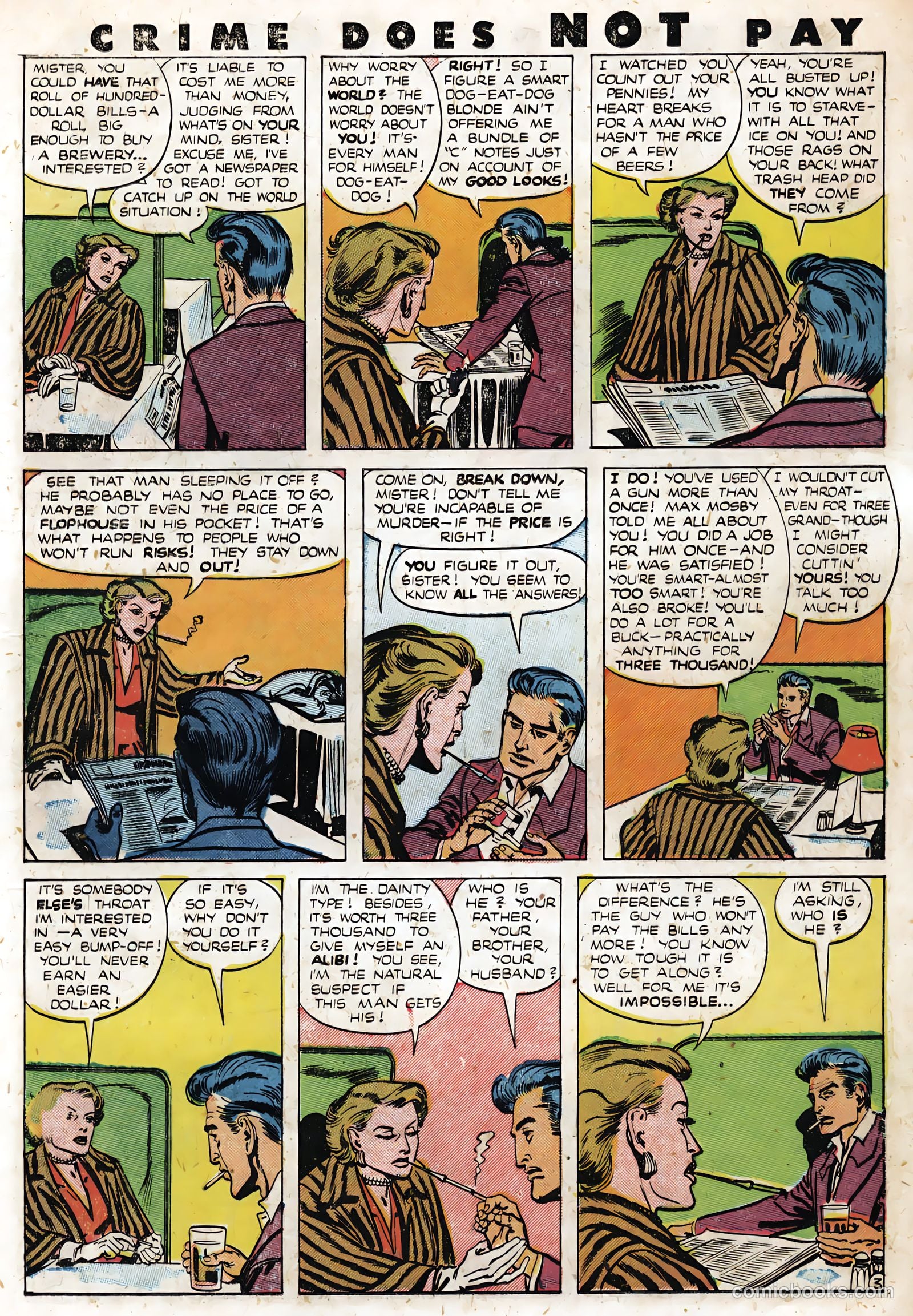 Crime Does Not Pay #90 (1950) — page 19 of 52