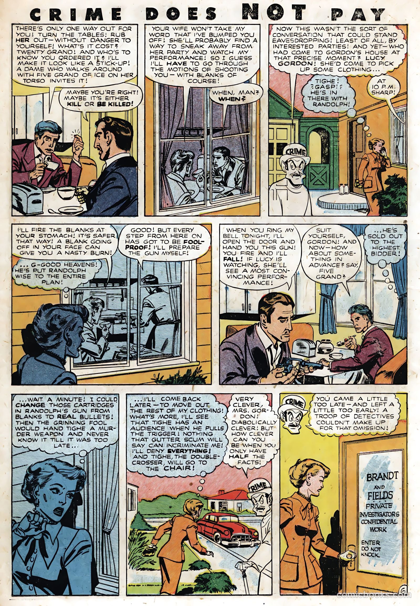 Crime Does Not Pay #90 (1950) — page 22 of 52