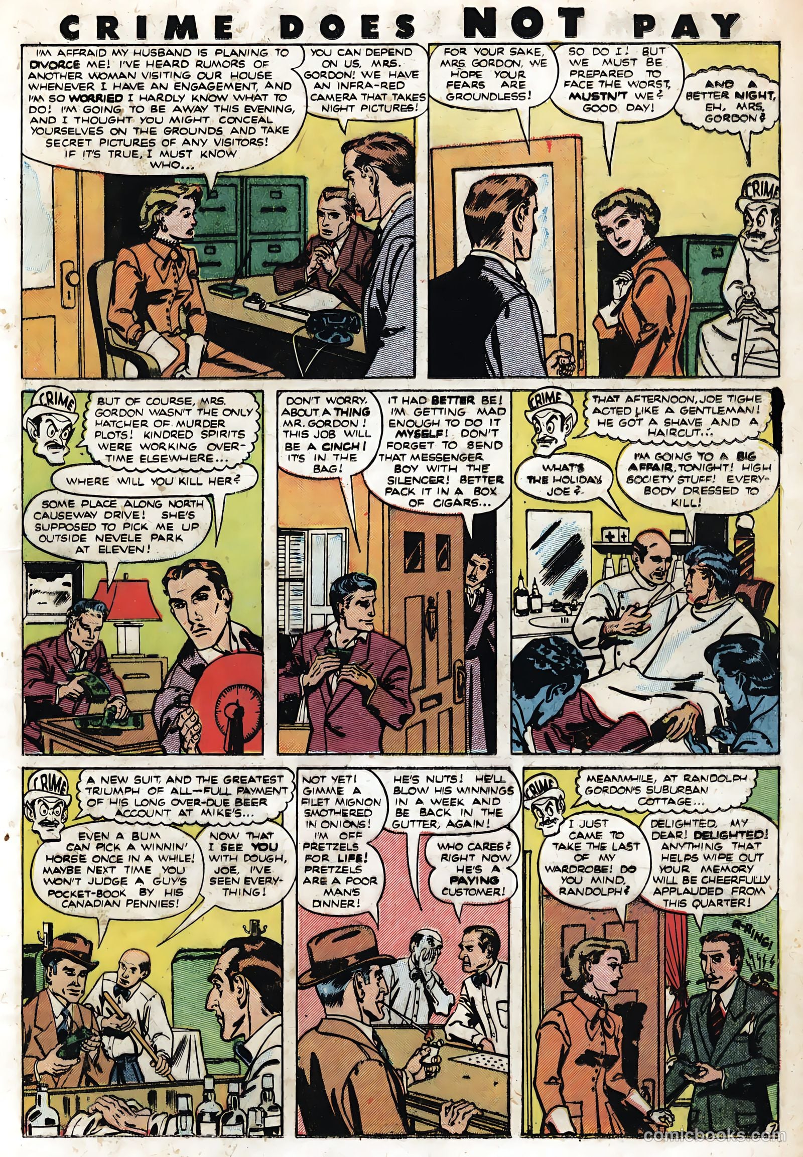 Crime Does Not Pay #90 (1950) — page 23 of 52