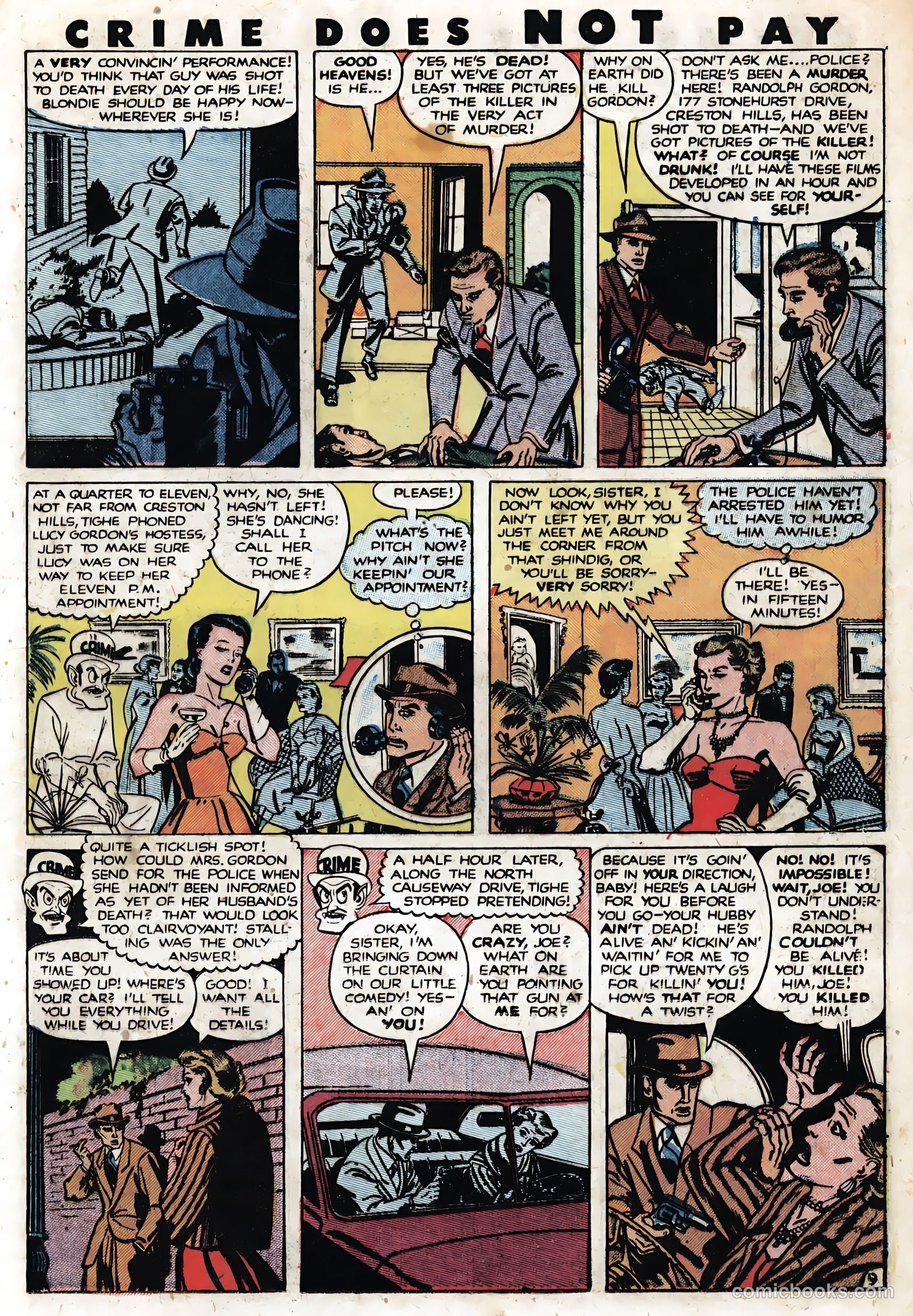 Crime Does Not Pay #90 (1950) — page 25 of 52