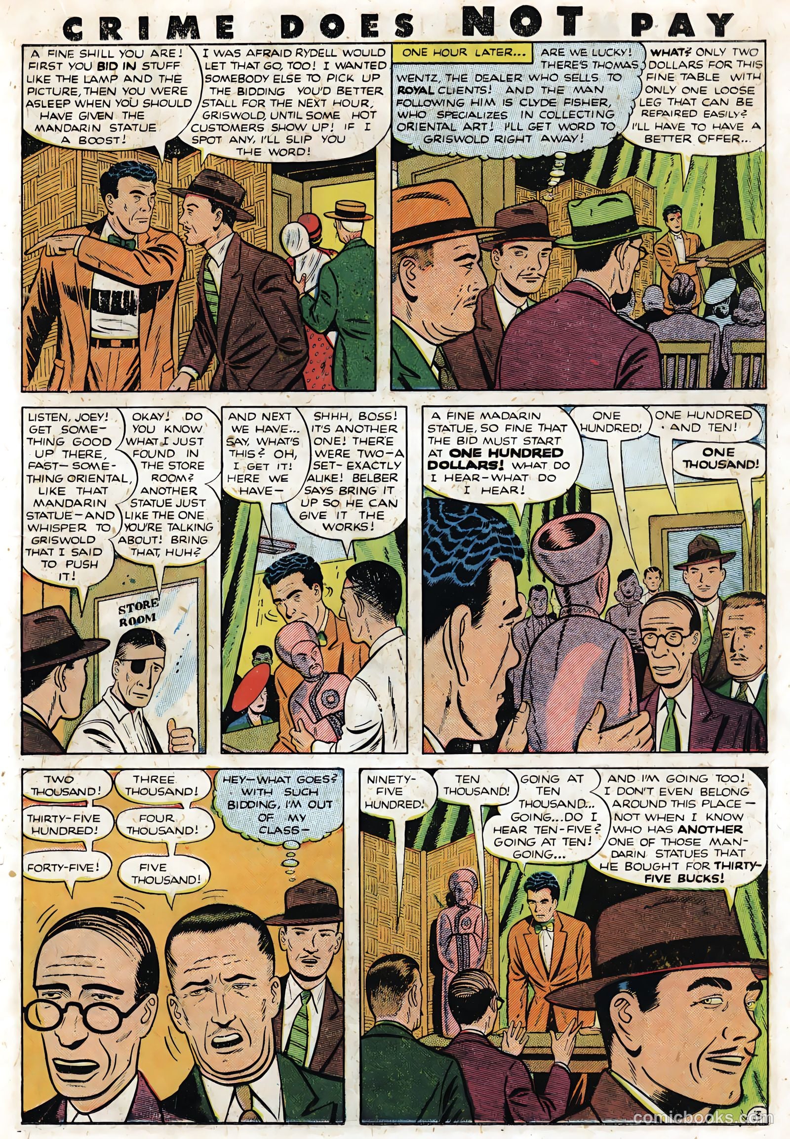 Crime Does Not Pay #90 (1950) — page 31 of 52