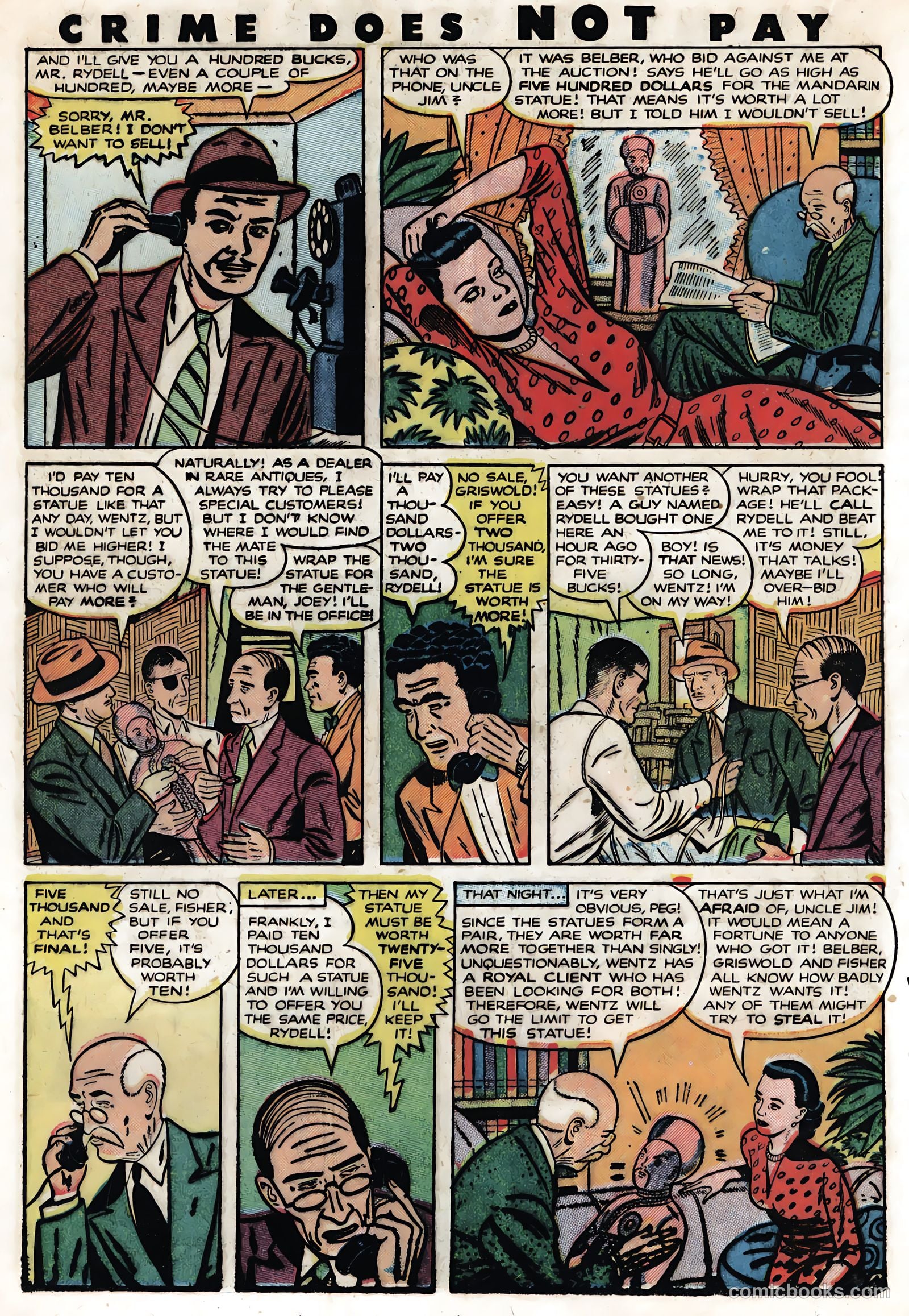Crime Does Not Pay #90 (1950) — page 32 of 52