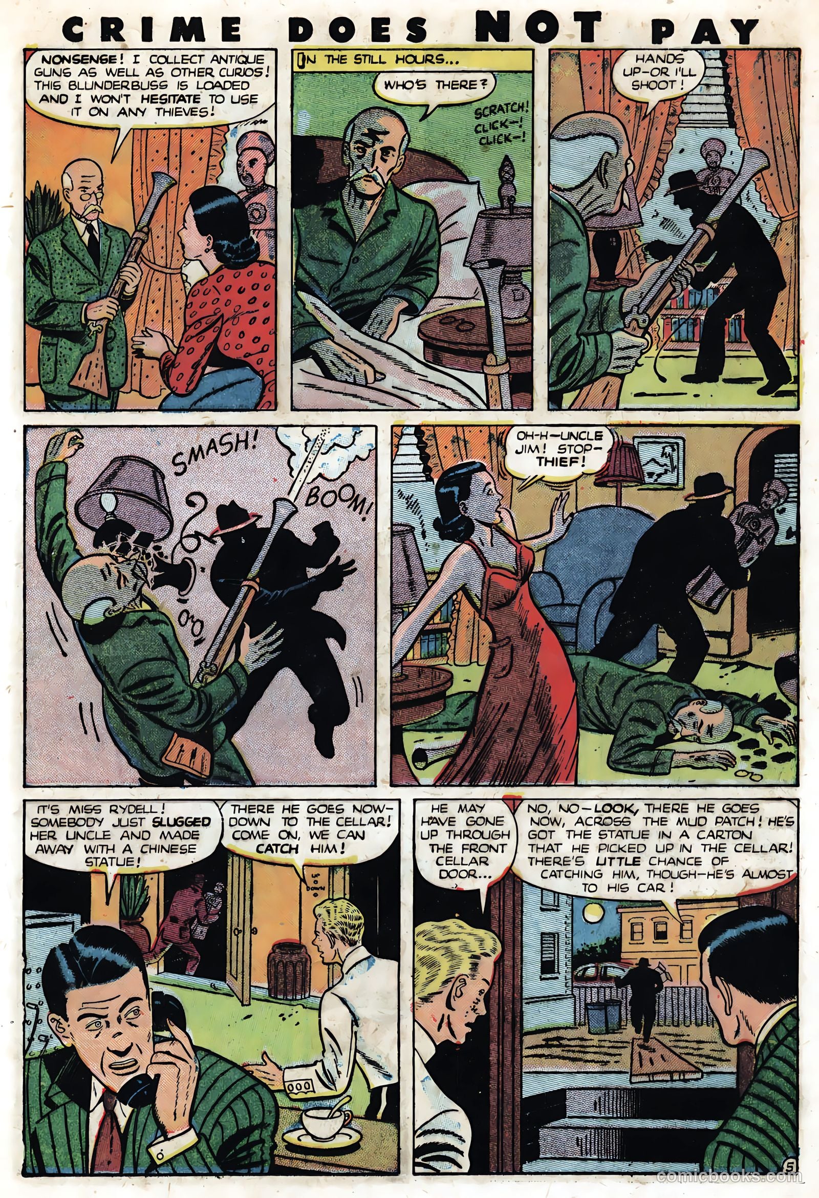 Crime Does Not Pay #90 (1950) — page 33 of 52