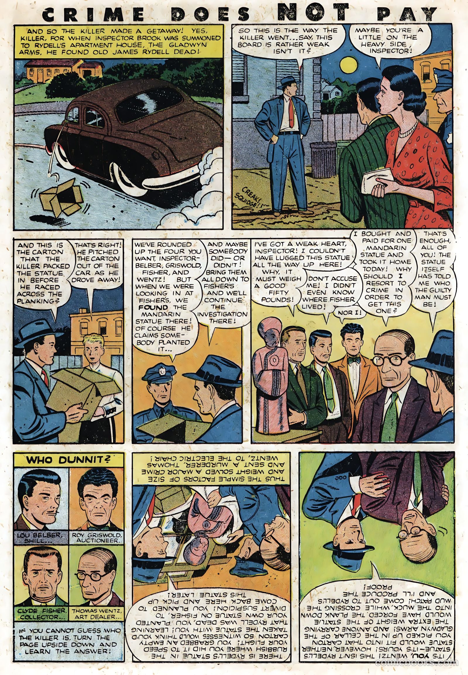 Crime Does Not Pay #90 (1950) — page 34 of 52