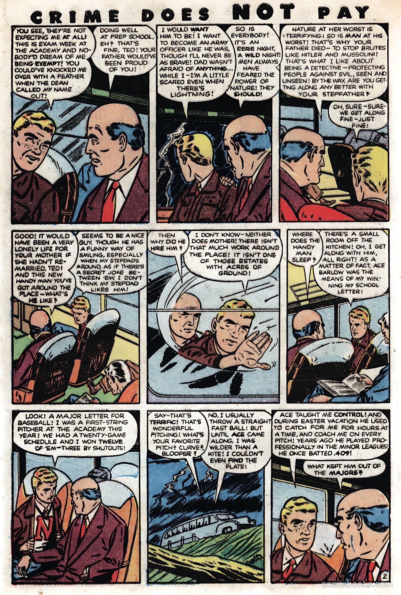 Crime Does Not Pay #90 (1950) — page 40 of 52