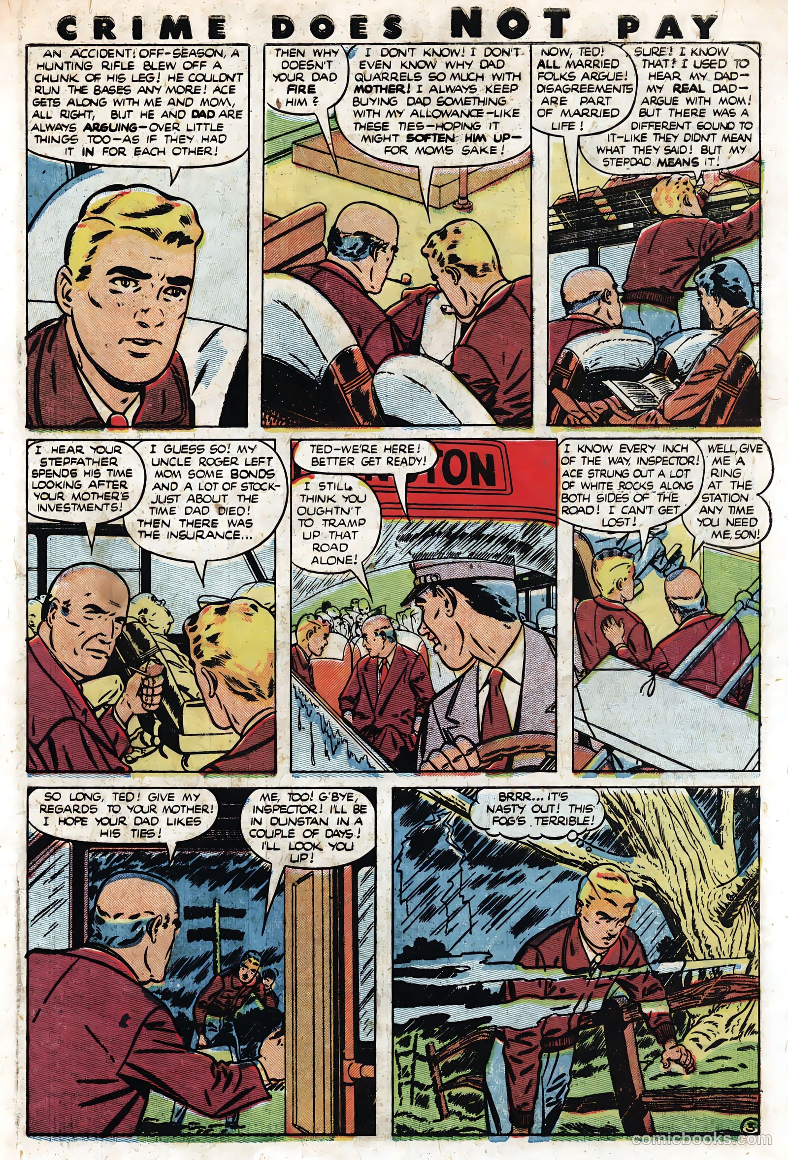 Crime Does Not Pay #90 (1950) — page 41 of 52