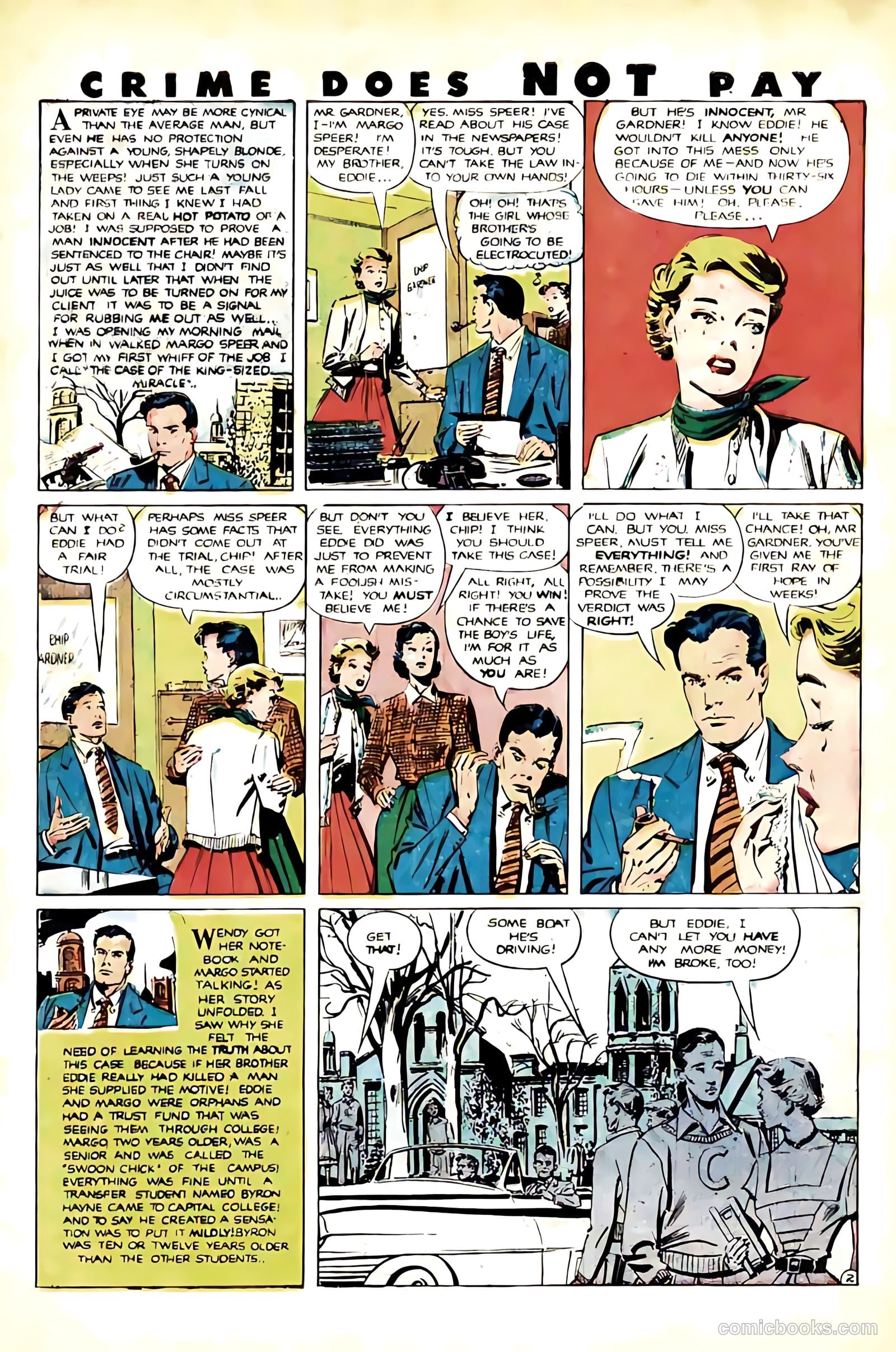 Crime Does Not Pay #91 (1950) — page 4 of 52