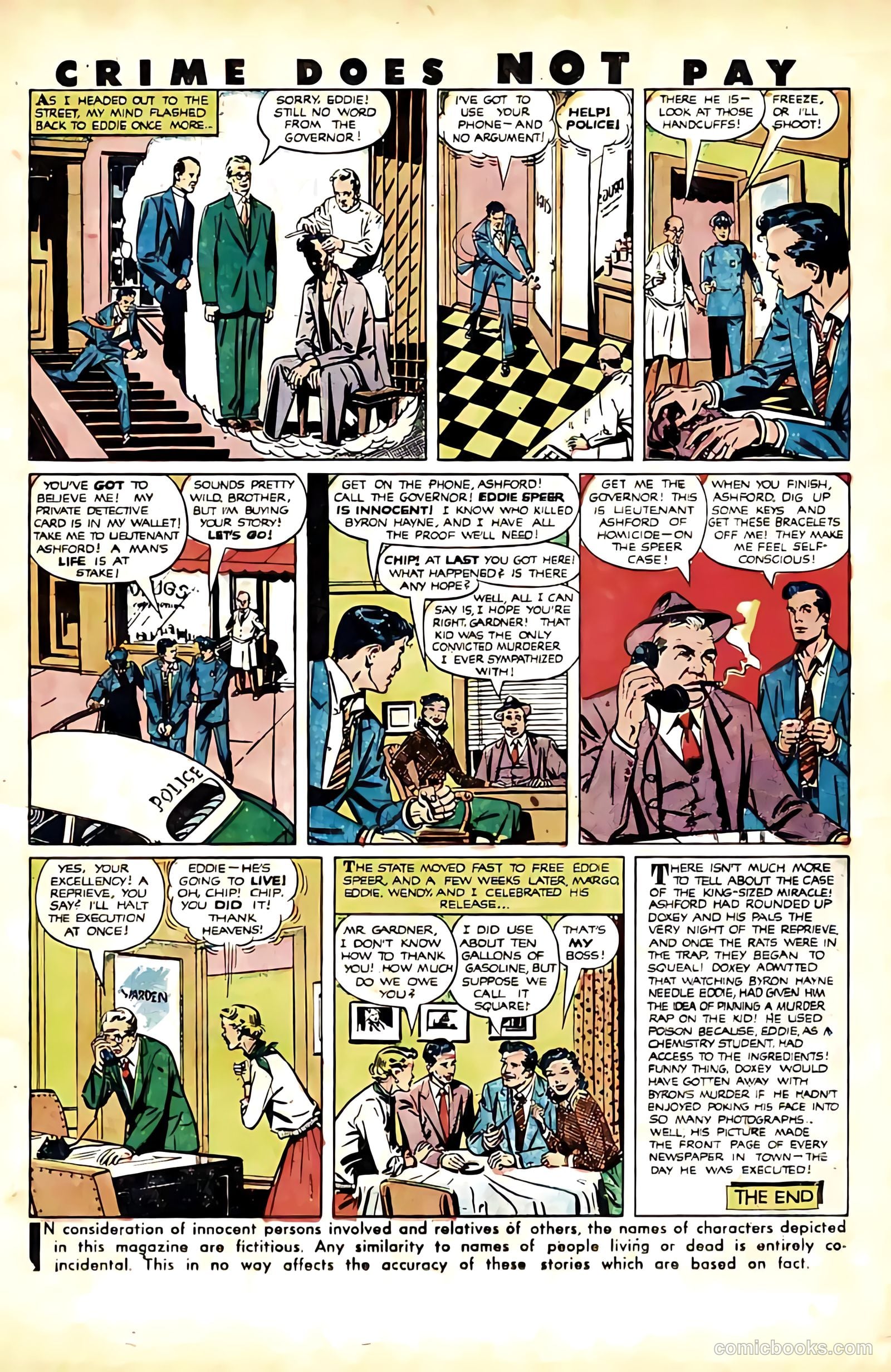 Crime Does Not Pay #91 (1950) — page 15 of 52