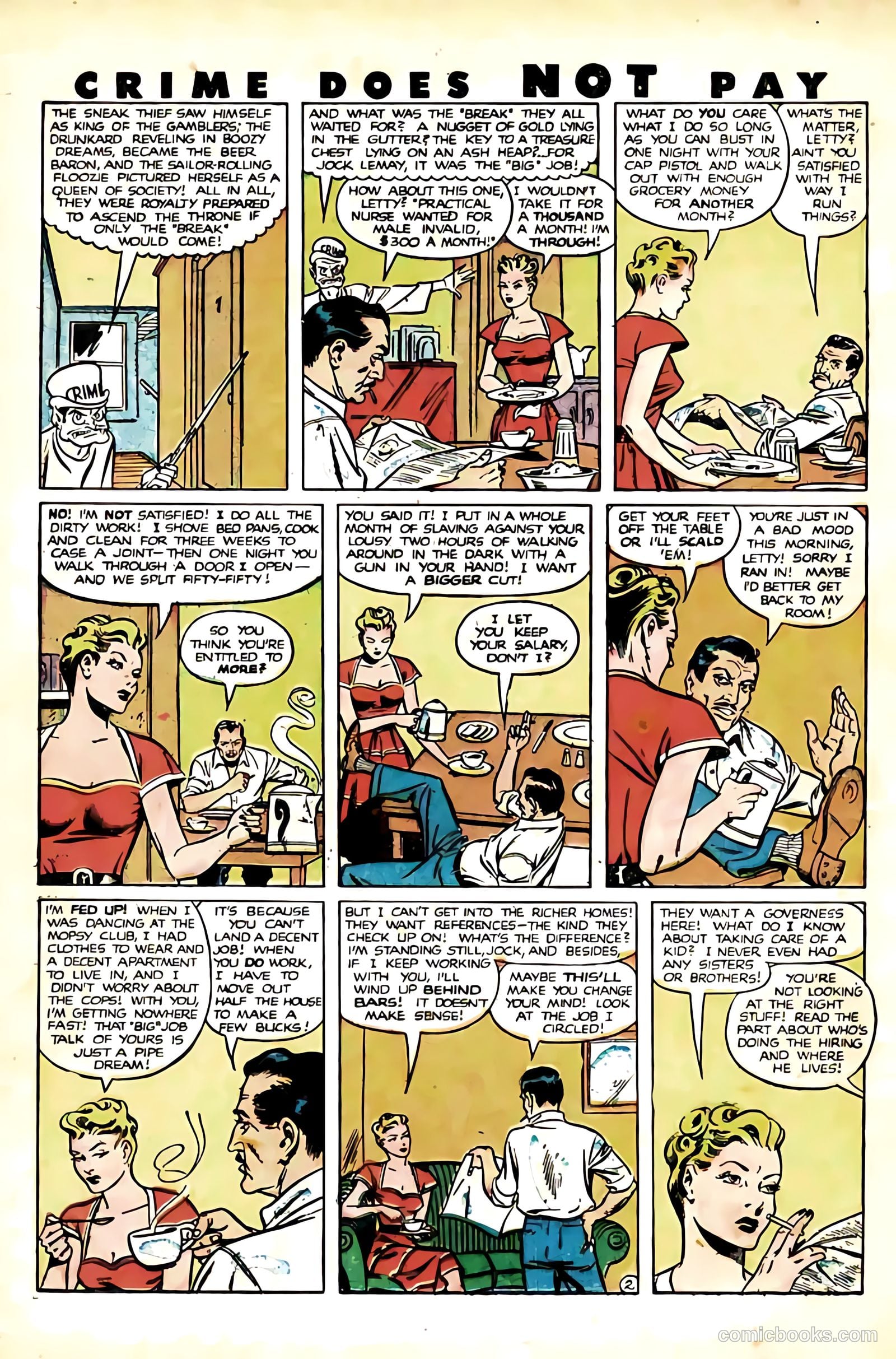 Crime Does Not Pay #91 (1950) — page 20 of 52