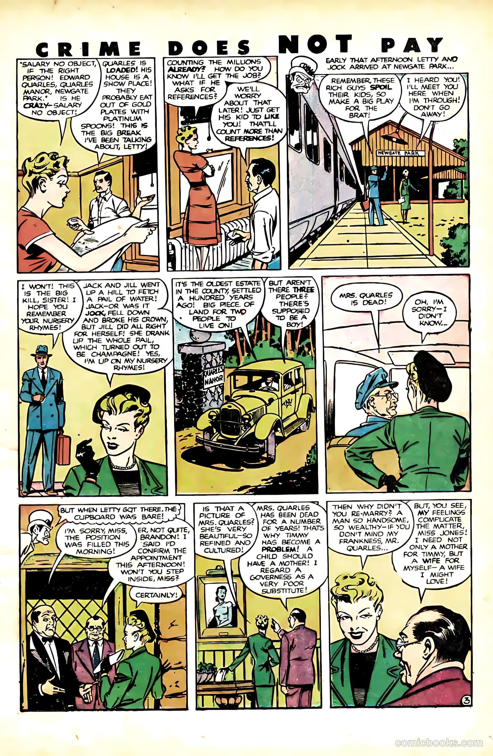 Crime Does Not Pay #91 (1950) — page 21 of 52
