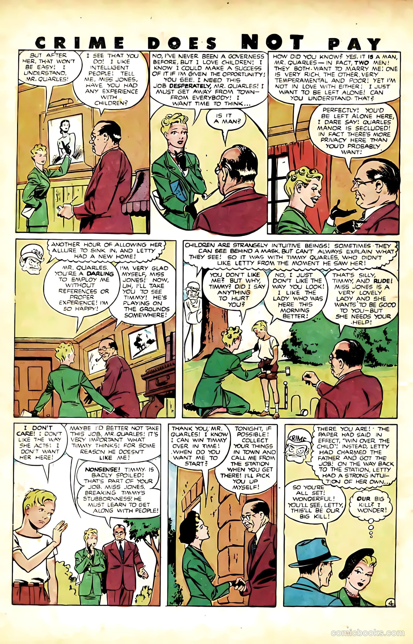 Crime Does Not Pay #91 (1950) — page 22 of 52