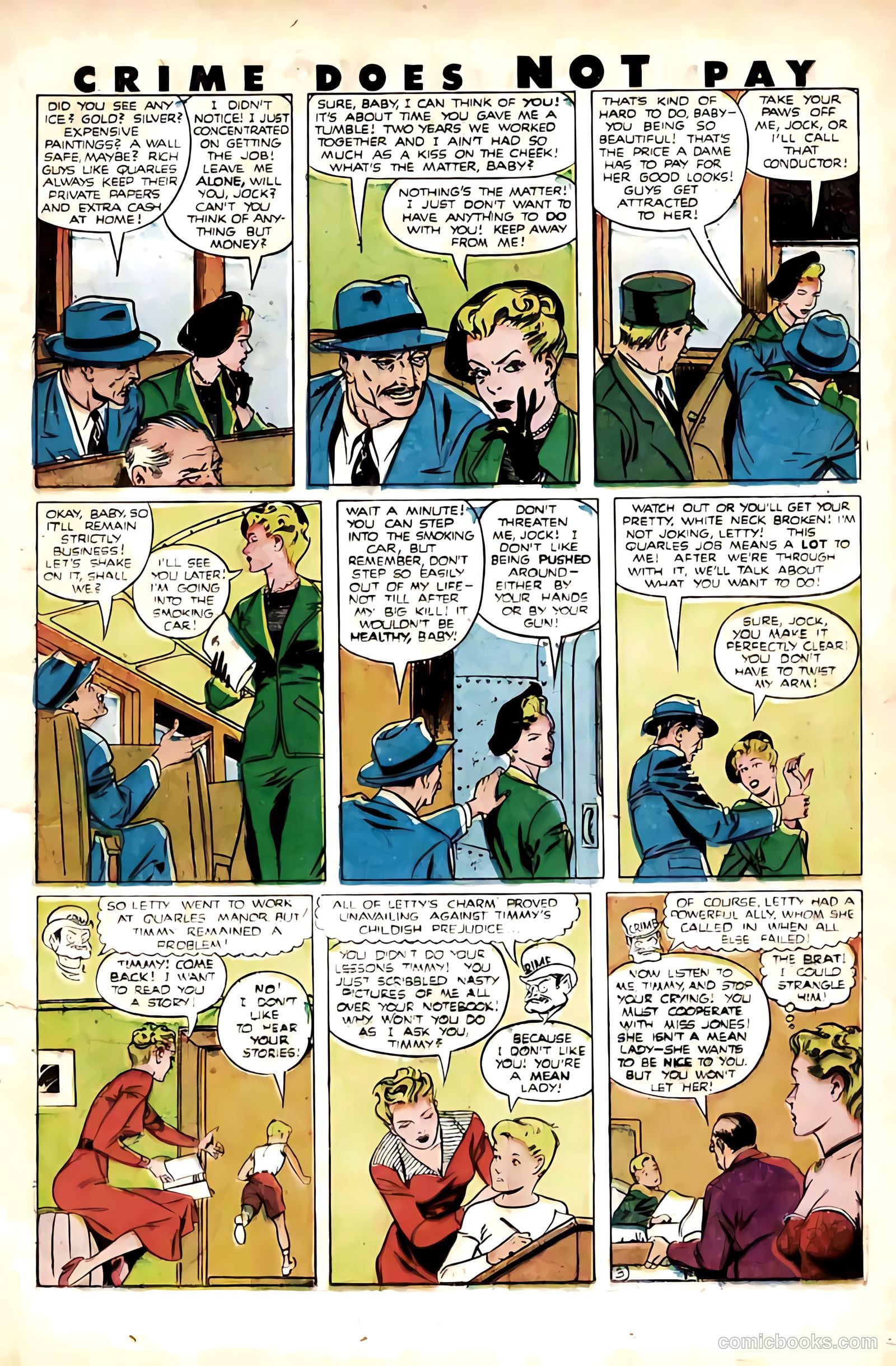 Crime Does Not Pay #91 (1950) — page 23 of 52