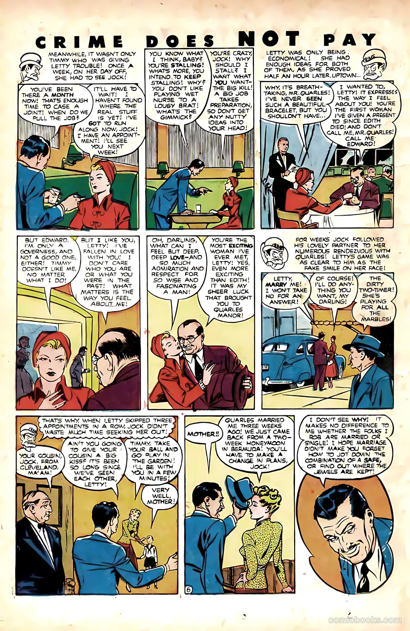 Crime Does Not Pay #91 (1950) — page 24 of 52