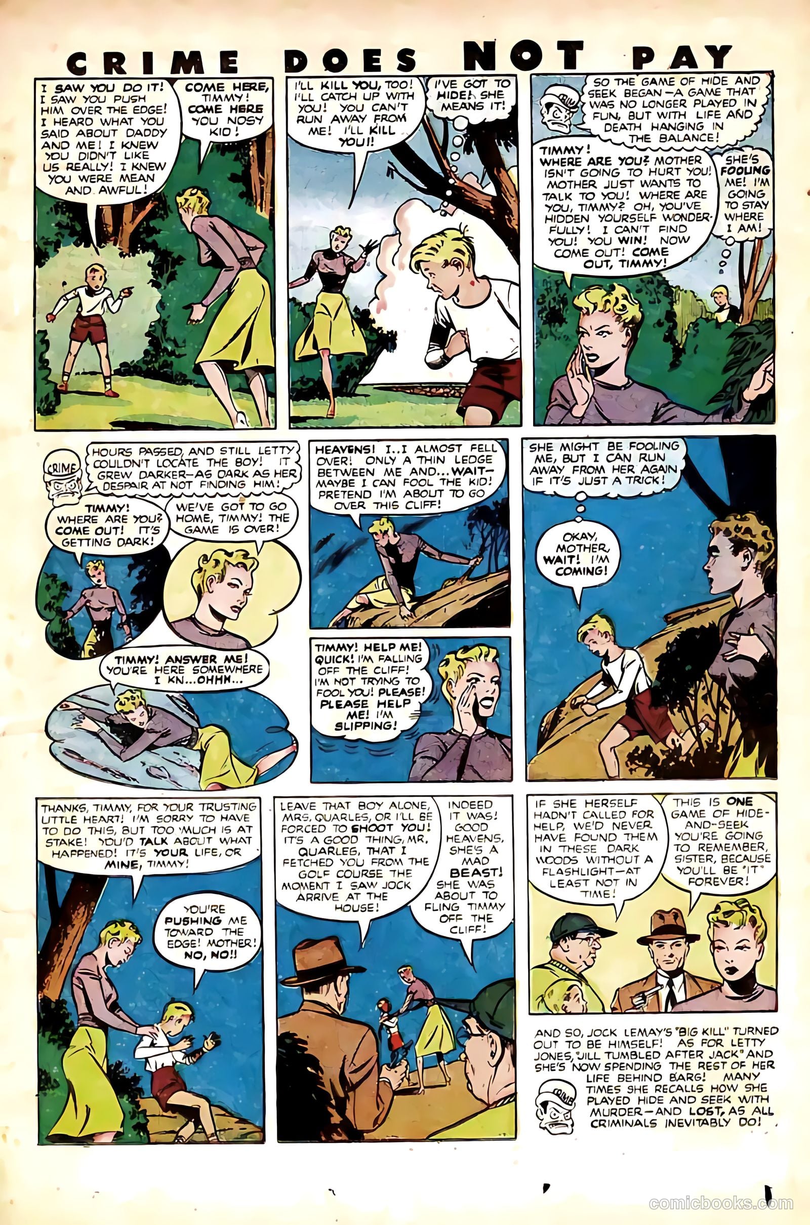 Crime Does Not Pay #91 (1950) — page 27 of 52