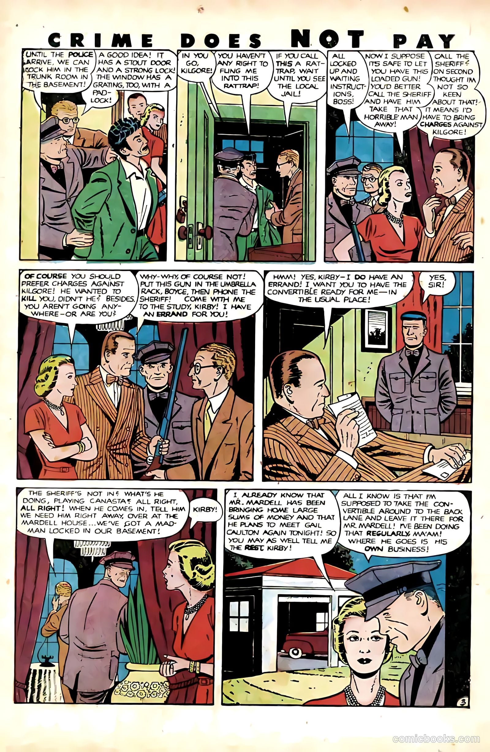 Crime Does Not Pay #91 (1950) — page 34 of 52